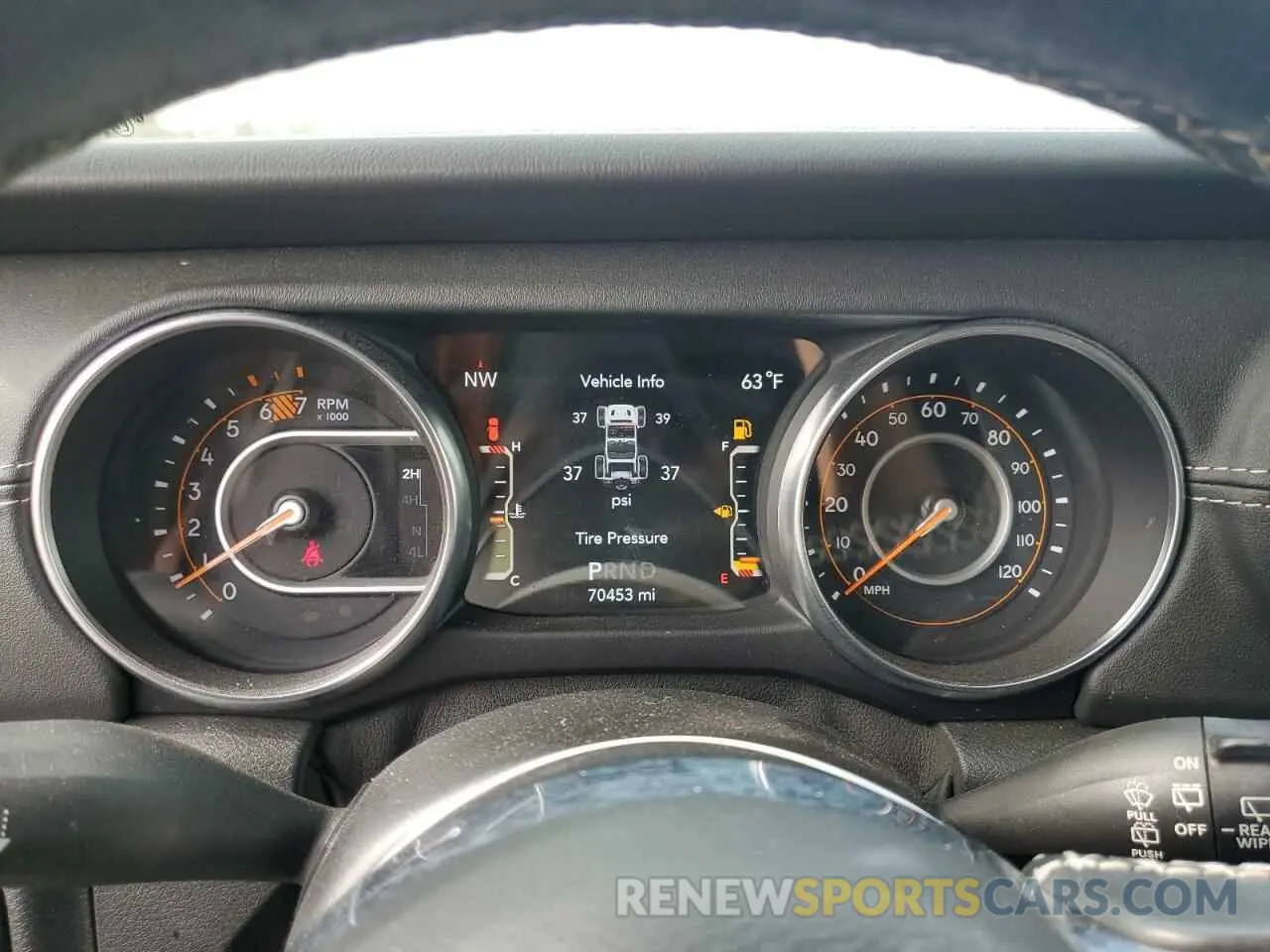 9 Photograph of a damaged car 1C4HJXENXLW180988 JEEP WRANGLER 2020