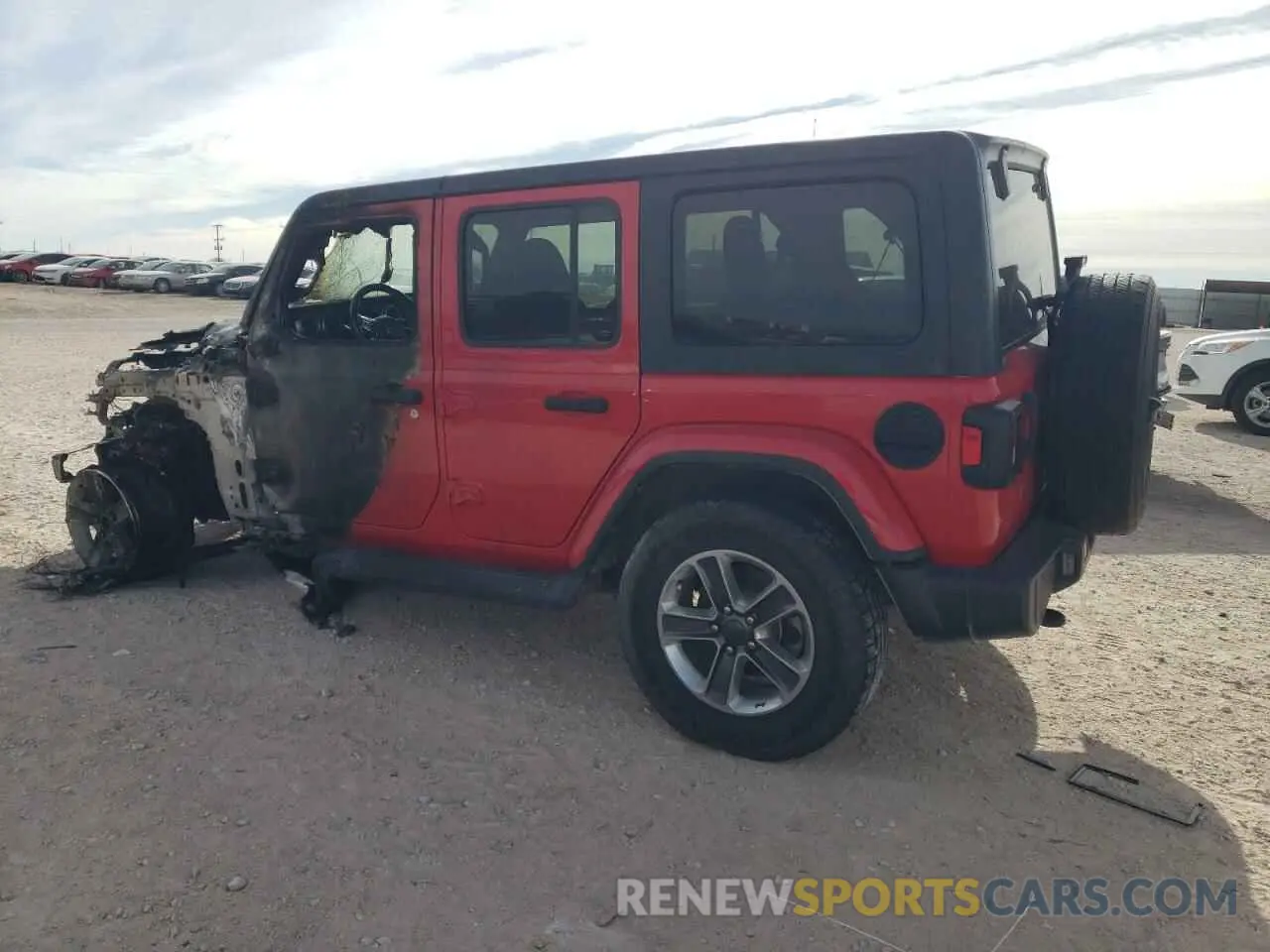 2 Photograph of a damaged car 1C4HJXENXLW197919 JEEP WRANGLER 2020