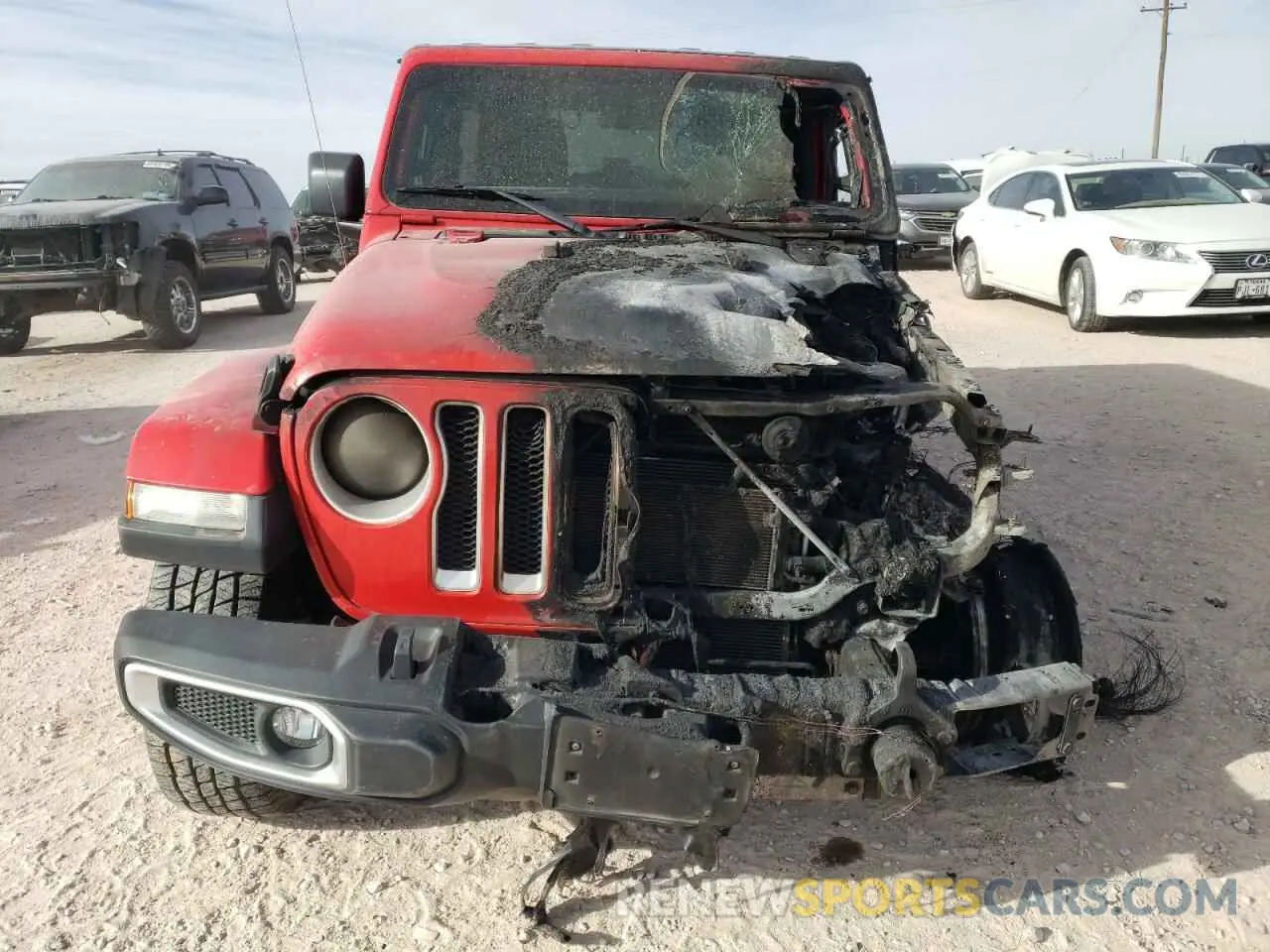 5 Photograph of a damaged car 1C4HJXENXLW197919 JEEP WRANGLER 2020