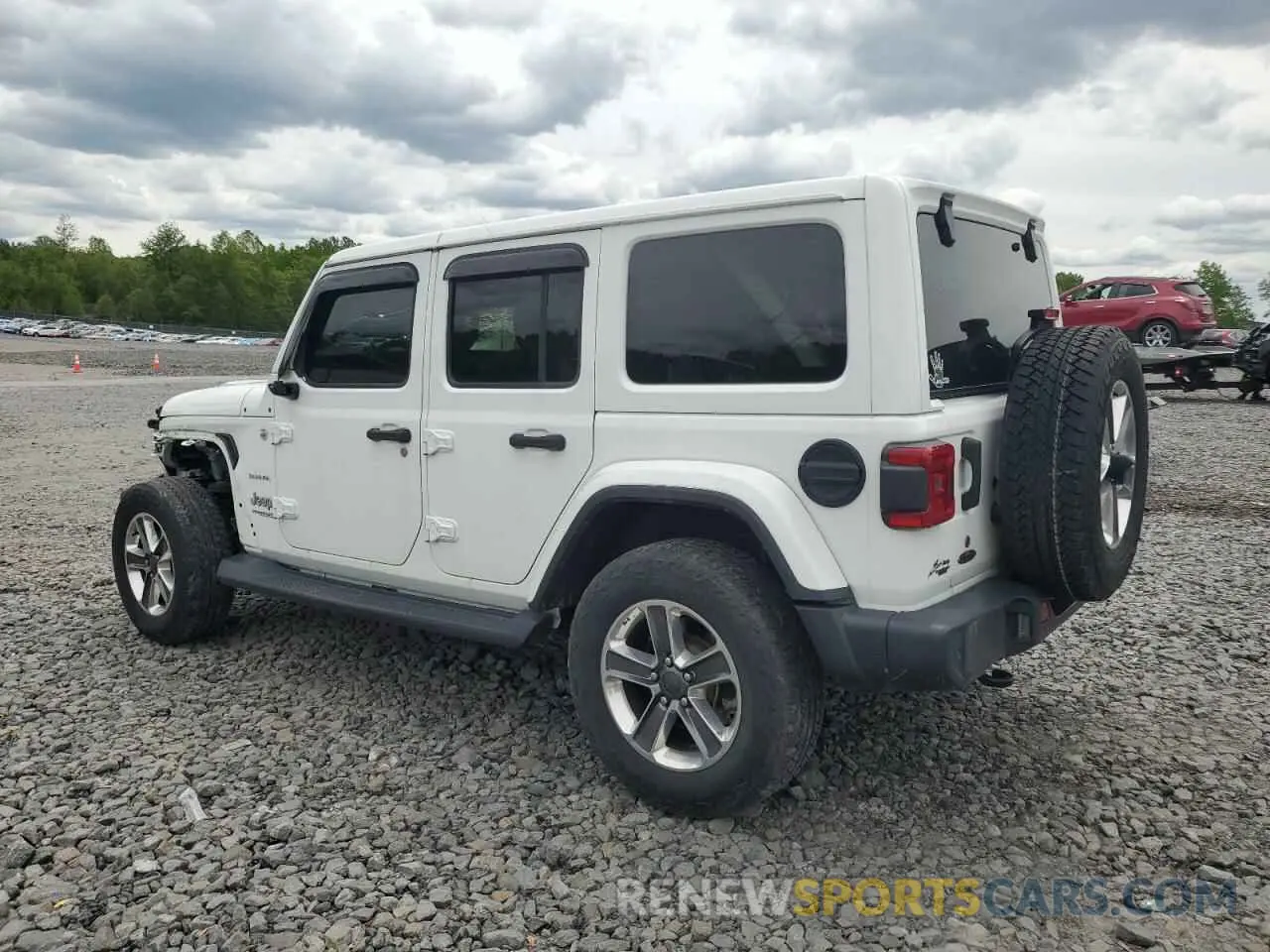 2 Photograph of a damaged car 1C4HJXENXLW224455 JEEP WRANGLER 2020
