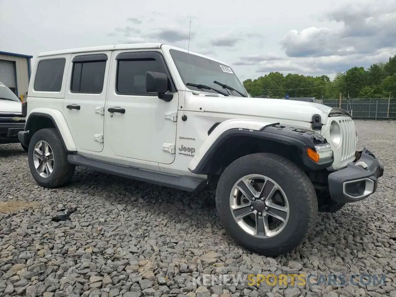 4 Photograph of a damaged car 1C4HJXENXLW224455 JEEP WRANGLER 2020