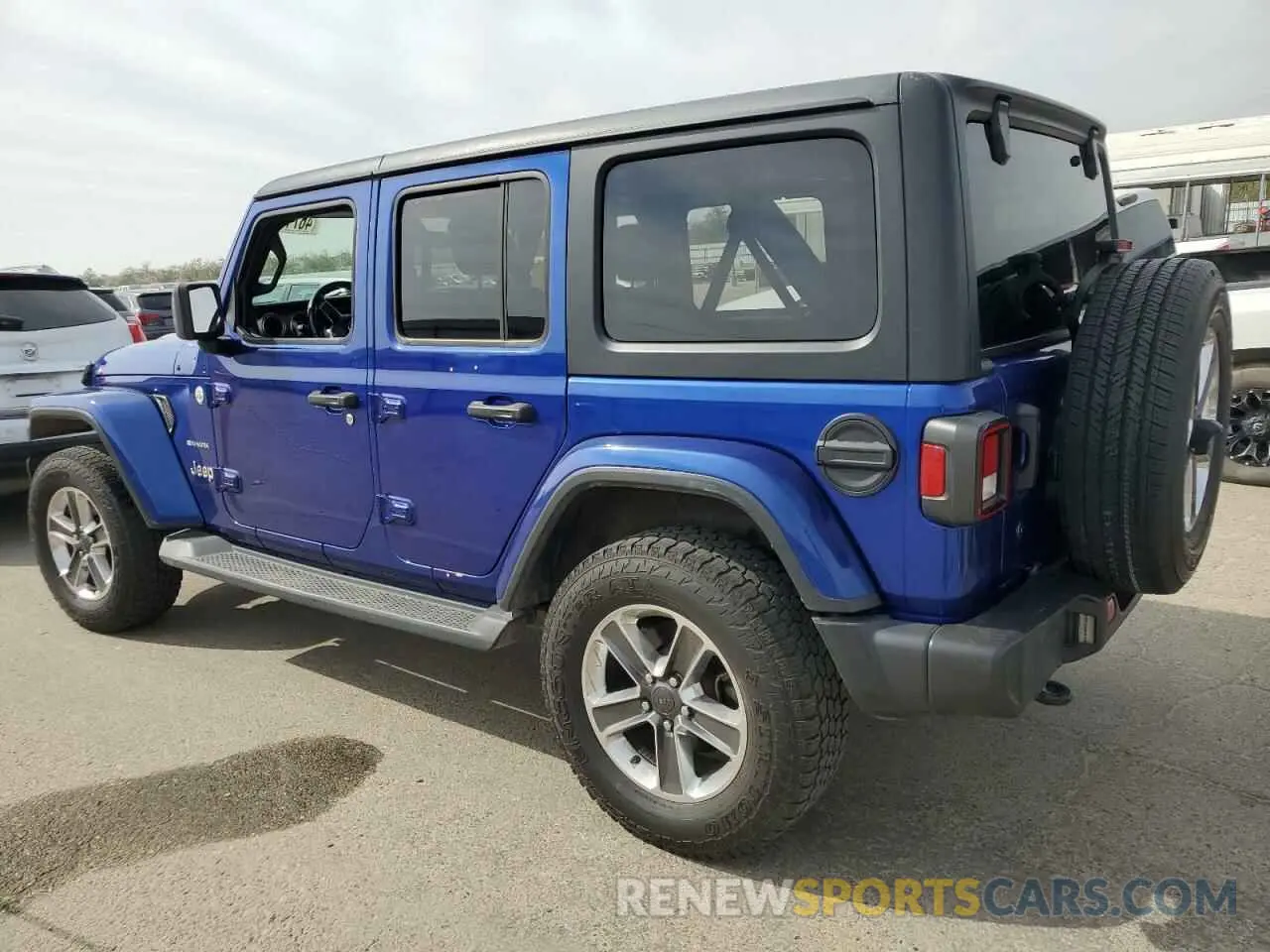 2 Photograph of a damaged car 1C4HJXENXLW232913 JEEP WRANGLER 2020