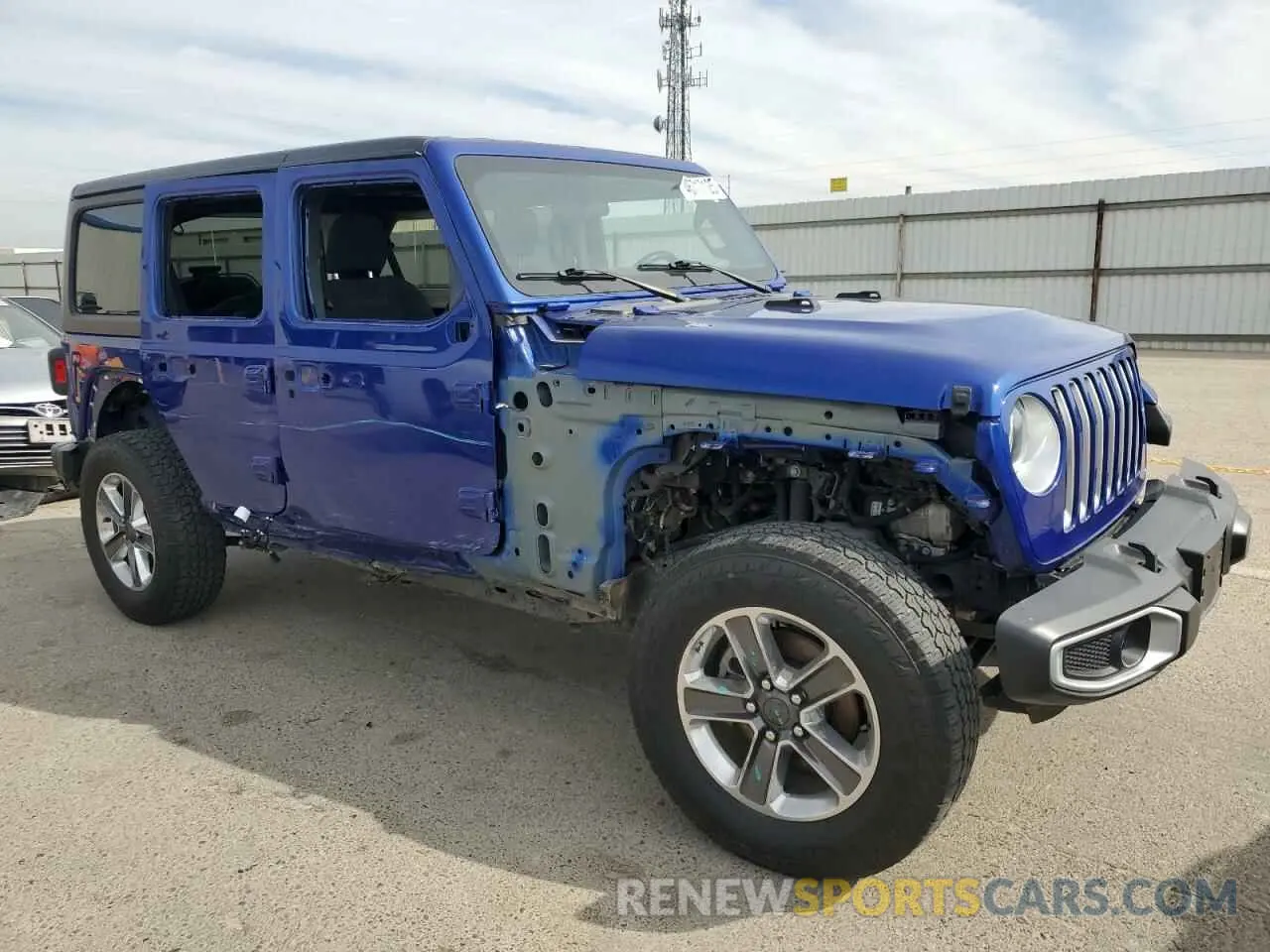4 Photograph of a damaged car 1C4HJXENXLW232913 JEEP WRANGLER 2020