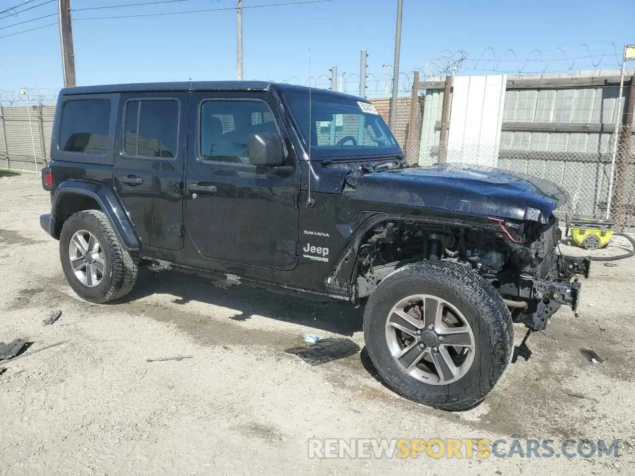 4 Photograph of a damaged car 1C4HJXENXLW235925 JEEP WRANGLER 2020