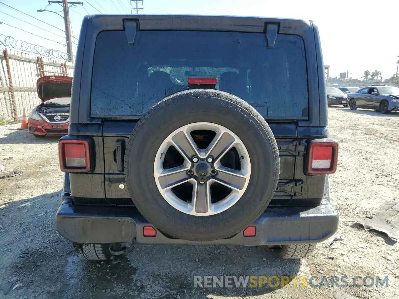 6 Photograph of a damaged car 1C4HJXENXLW235925 JEEP WRANGLER 2020