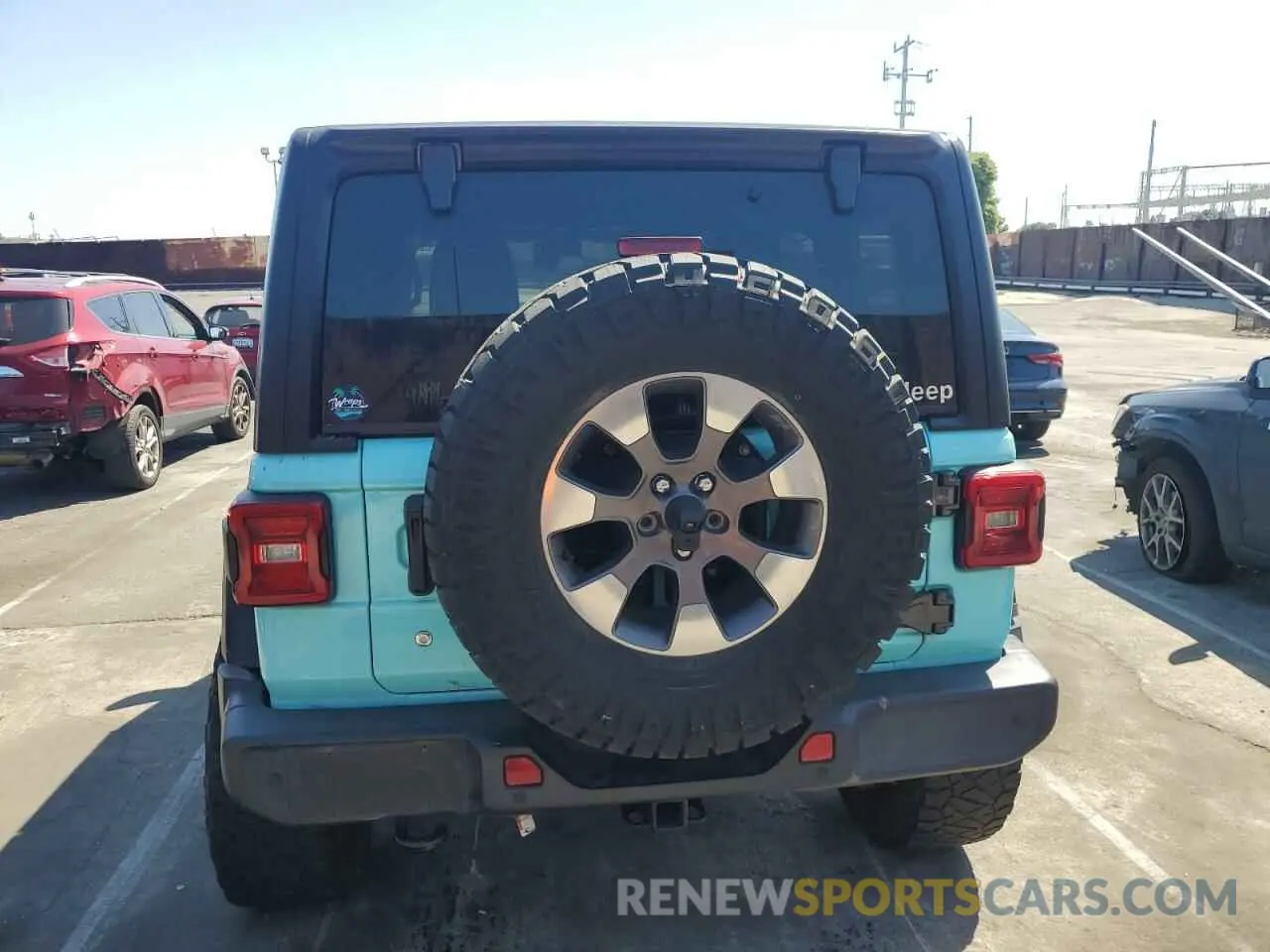 6 Photograph of a damaged car 1C4HJXENXLW278631 JEEP WRANGLER 2020