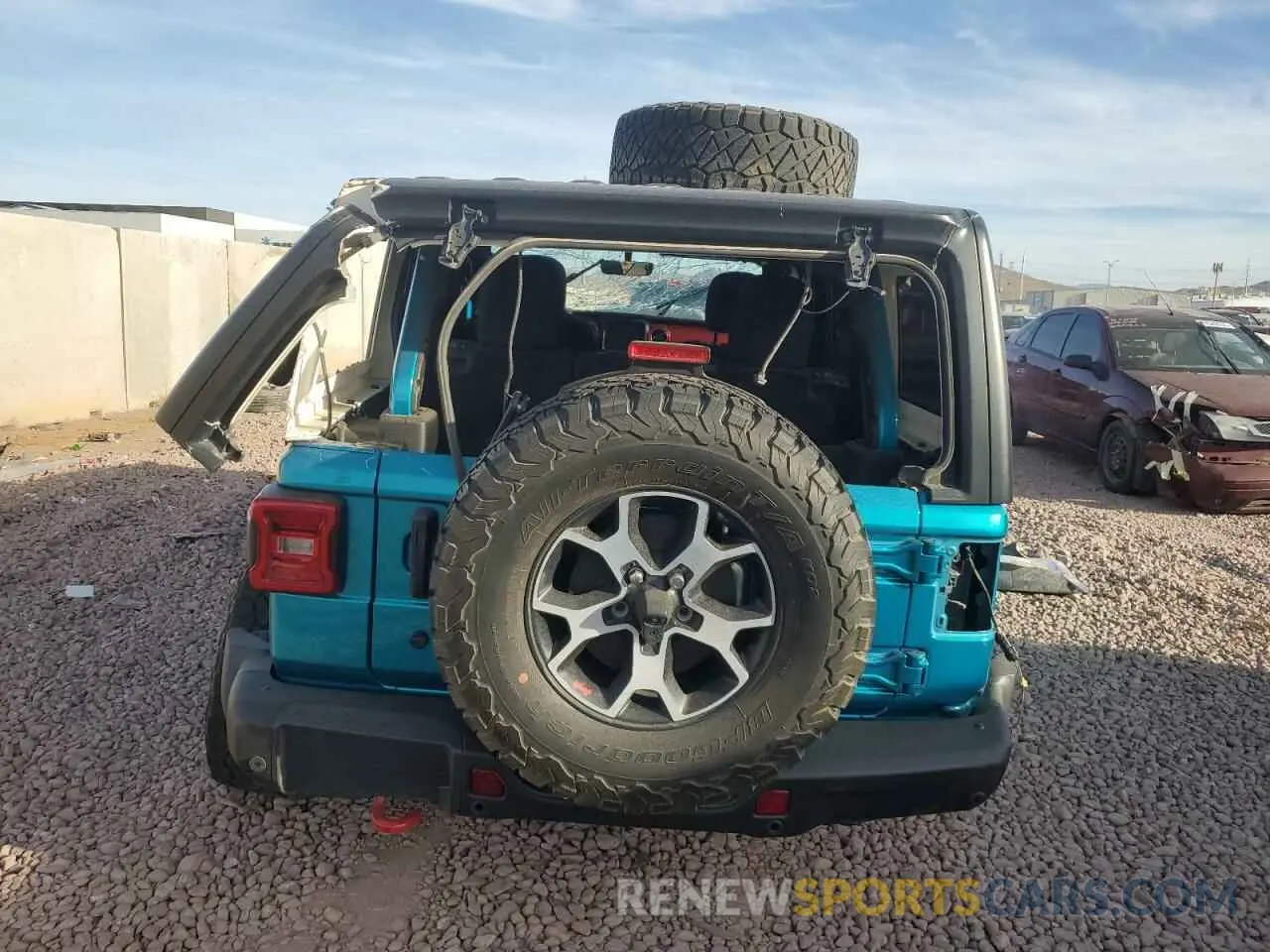 6 Photograph of a damaged car 1C4HJXFG0LW141133 JEEP WRANGLER 2020