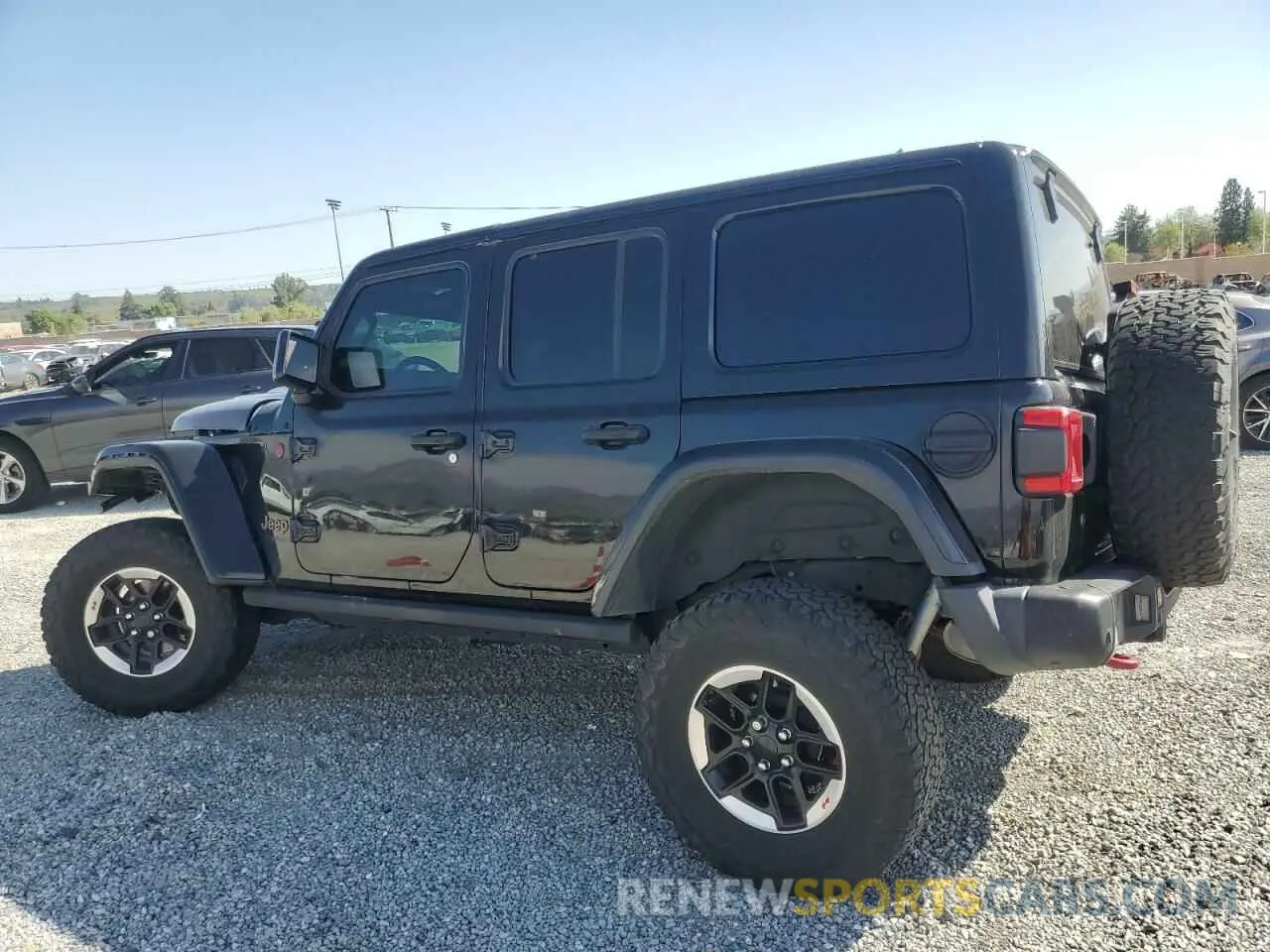 2 Photograph of a damaged car 1C4HJXFG1LW141335 JEEP WRANGLER 2020