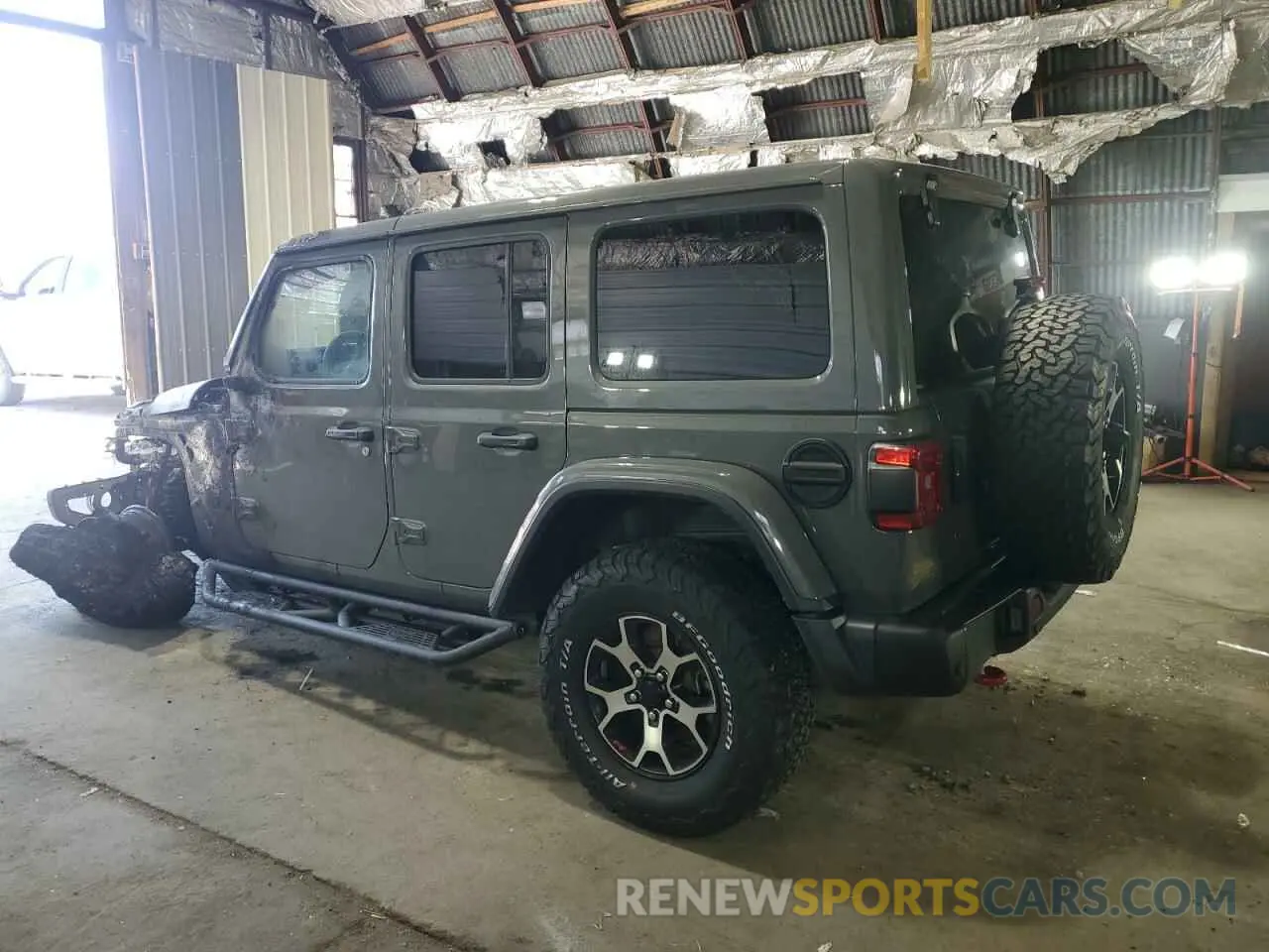2 Photograph of a damaged car 1C4HJXFG2LW251956 JEEP WRANGLER 2020