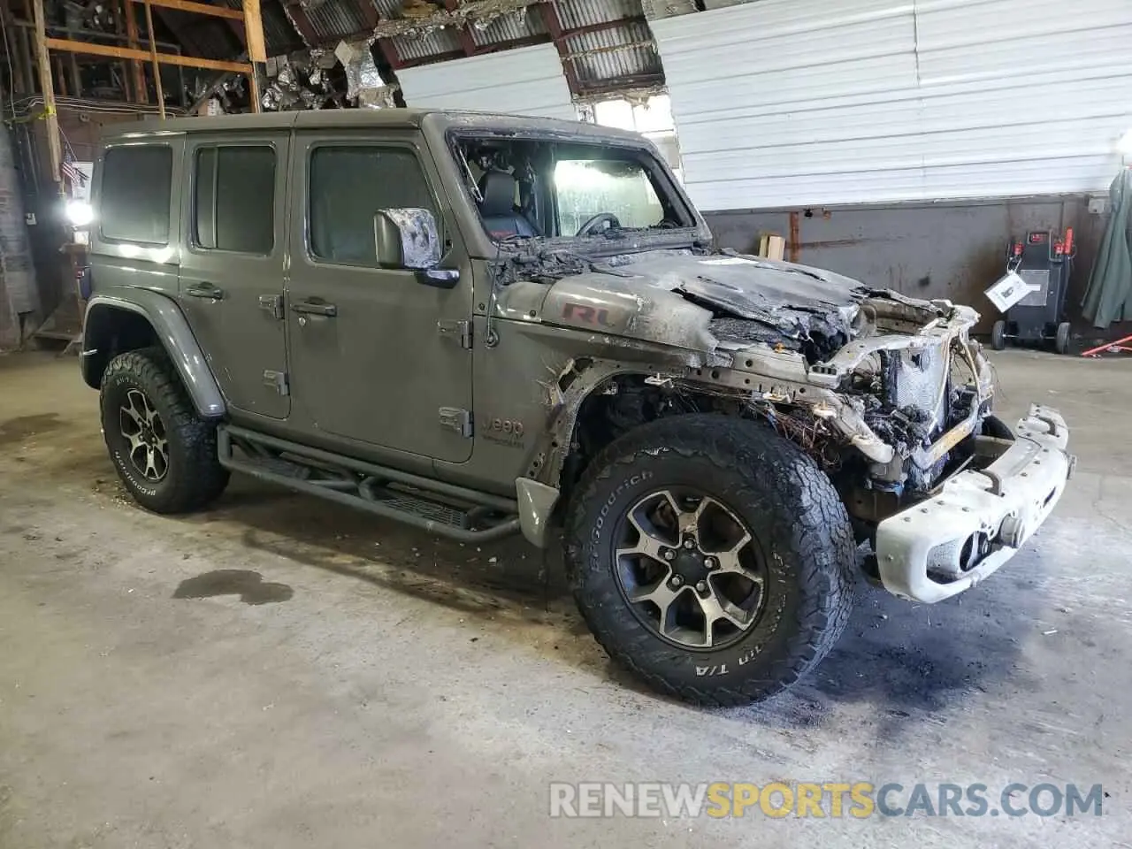 4 Photograph of a damaged car 1C4HJXFG2LW251956 JEEP WRANGLER 2020