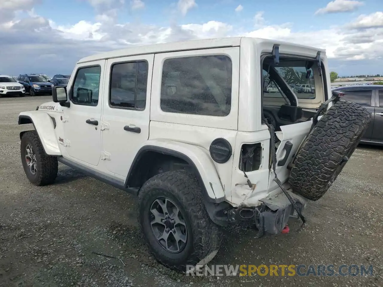 2 Photograph of a damaged car 1C4HJXFG3LW212194 JEEP WRANGLER 2020