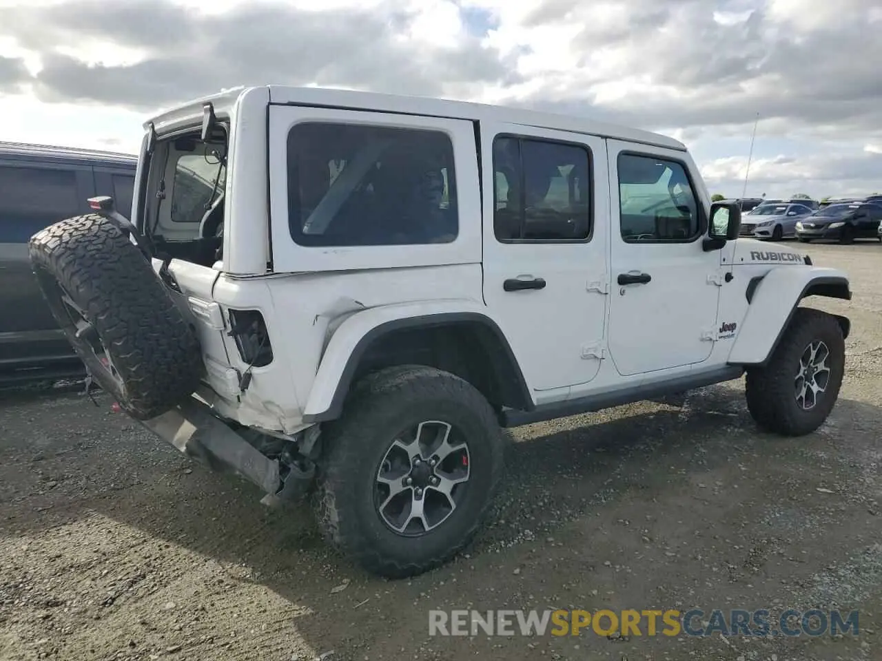3 Photograph of a damaged car 1C4HJXFG3LW212194 JEEP WRANGLER 2020