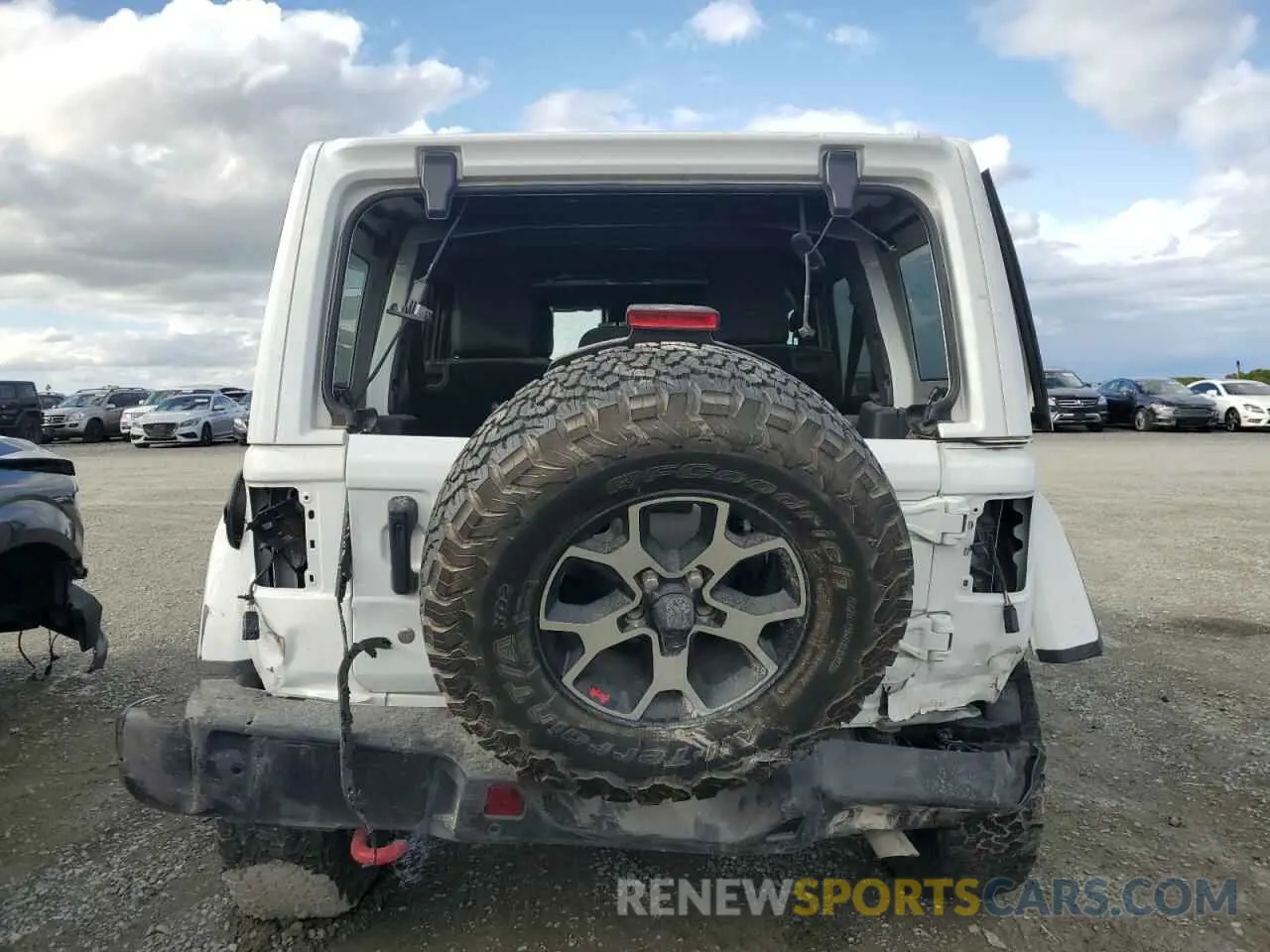6 Photograph of a damaged car 1C4HJXFG3LW212194 JEEP WRANGLER 2020