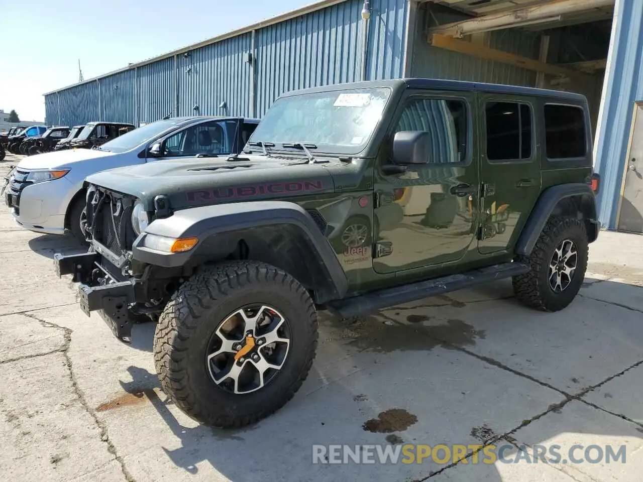 1 Photograph of a damaged car 1C4HJXFG9LW329455 JEEP WRANGLER 2020