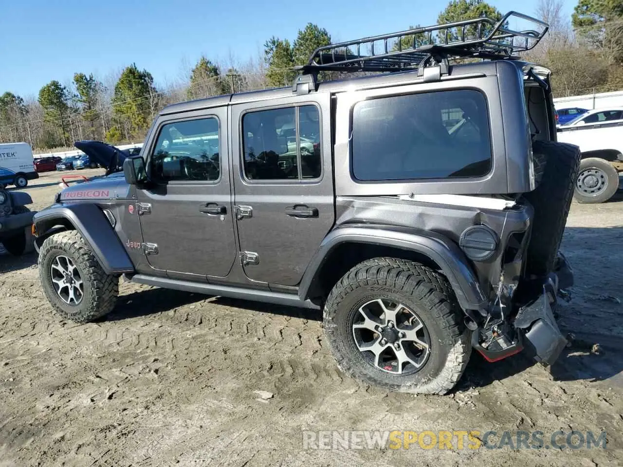 2 Photograph of a damaged car 1C4HJXFGXLW191750 JEEP WRANGLER 2020