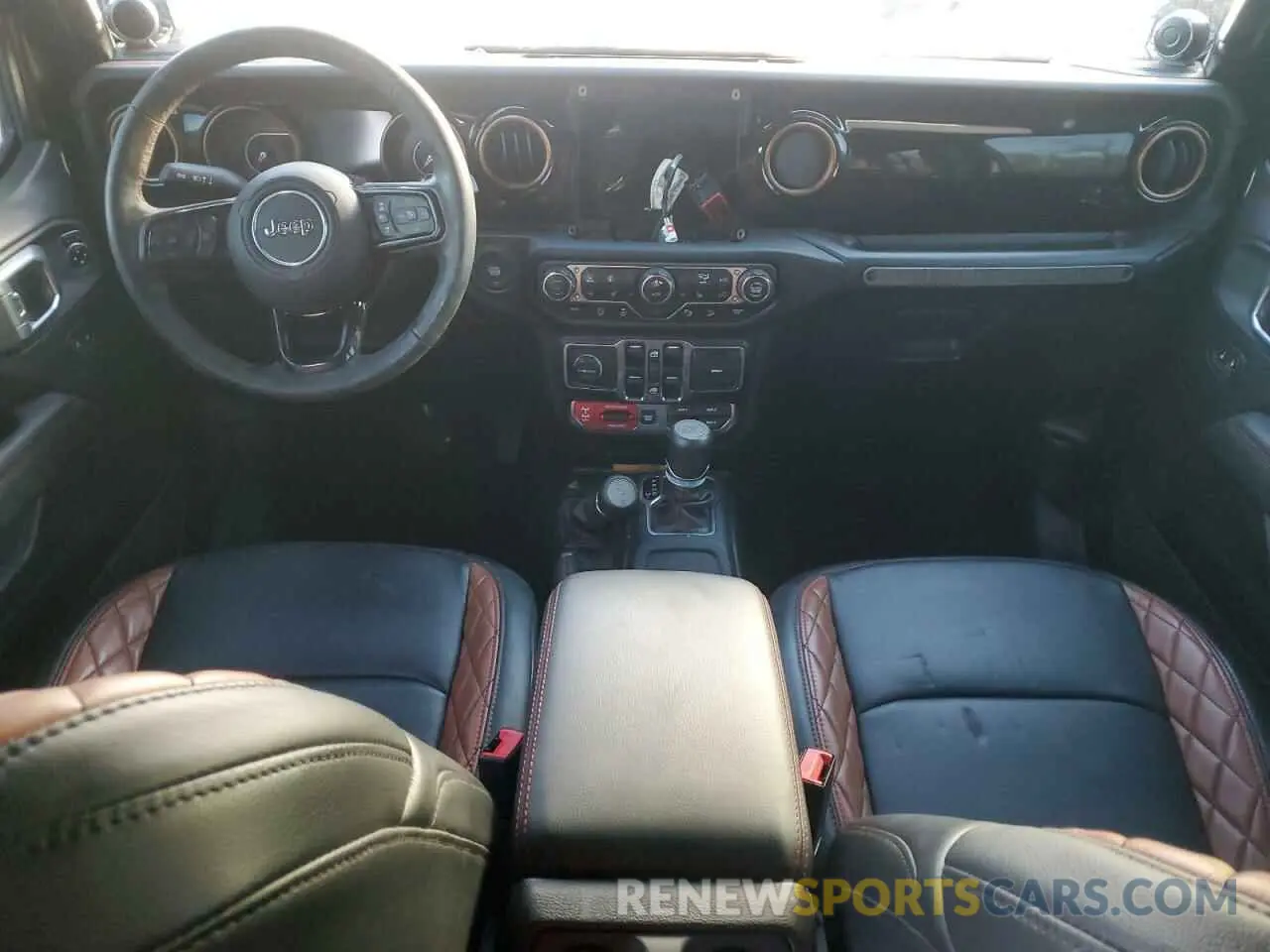 8 Photograph of a damaged car 1C4HJXFN1LW222074 JEEP WRANGLER 2020