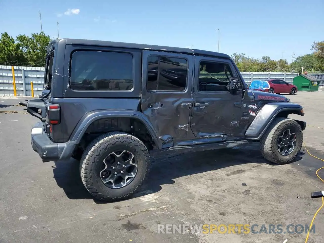 3 Photograph of a damaged car 1C4HJXFN6LW253546 JEEP WRANGLER 2020