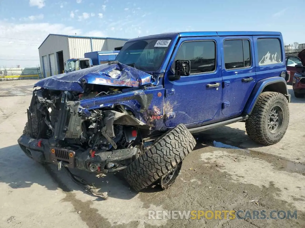 1 Photograph of a damaged car 1C4JJXFM7LW309163 JEEP WRANGLER 2020