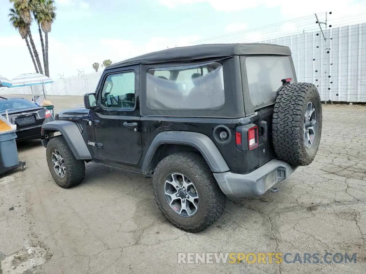 2 Photograph of a damaged car 1C4GJXAG1MW637028 JEEP WRANGLER 2021