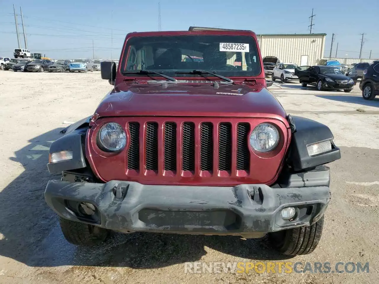 5 Photograph of a damaged car 1C4GJXAG6MW801003 JEEP WRANGLER 2021