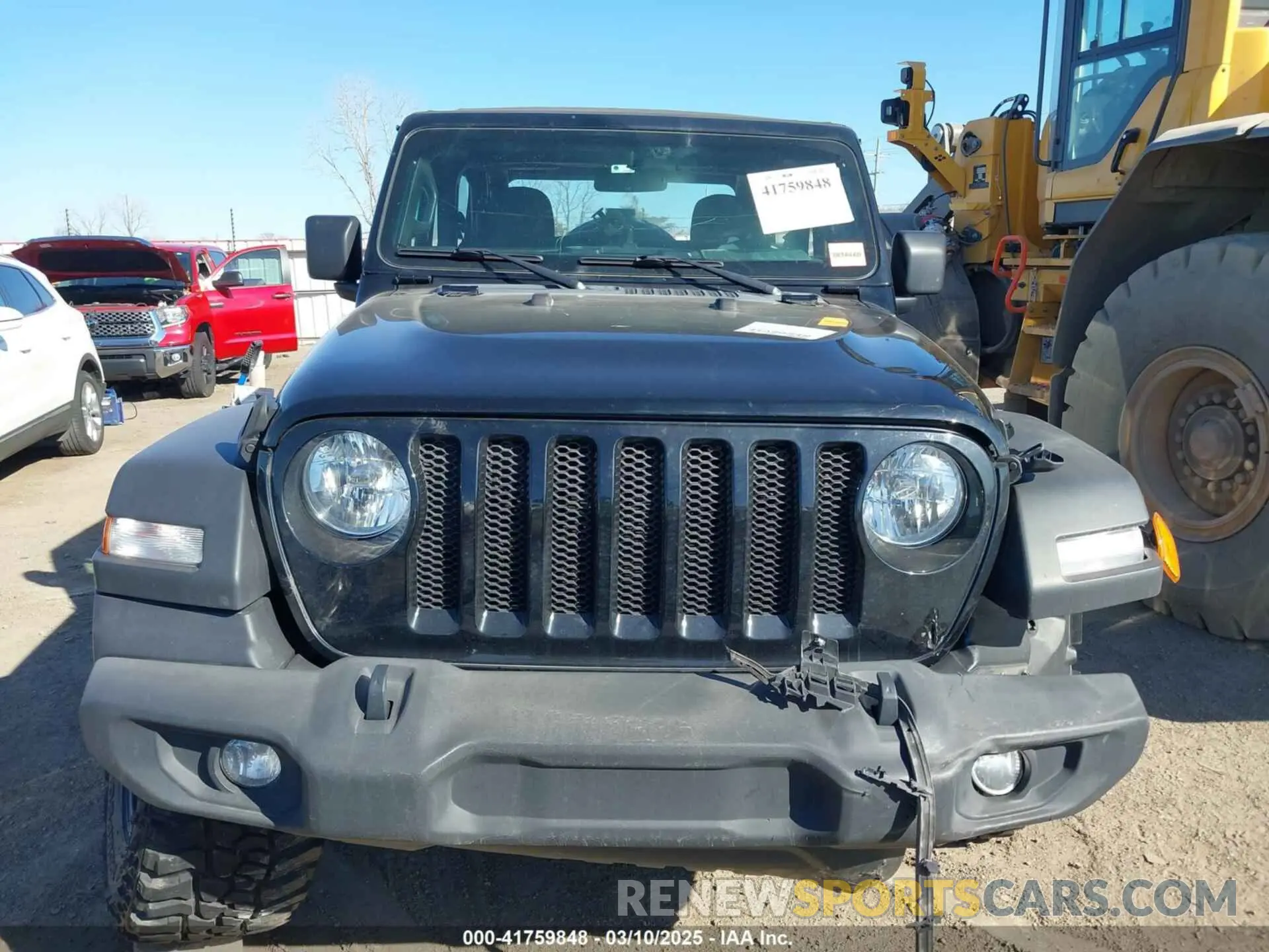 11 Photograph of a damaged car 1C4GJXAG8MW559296 JEEP WRANGLER 2021
