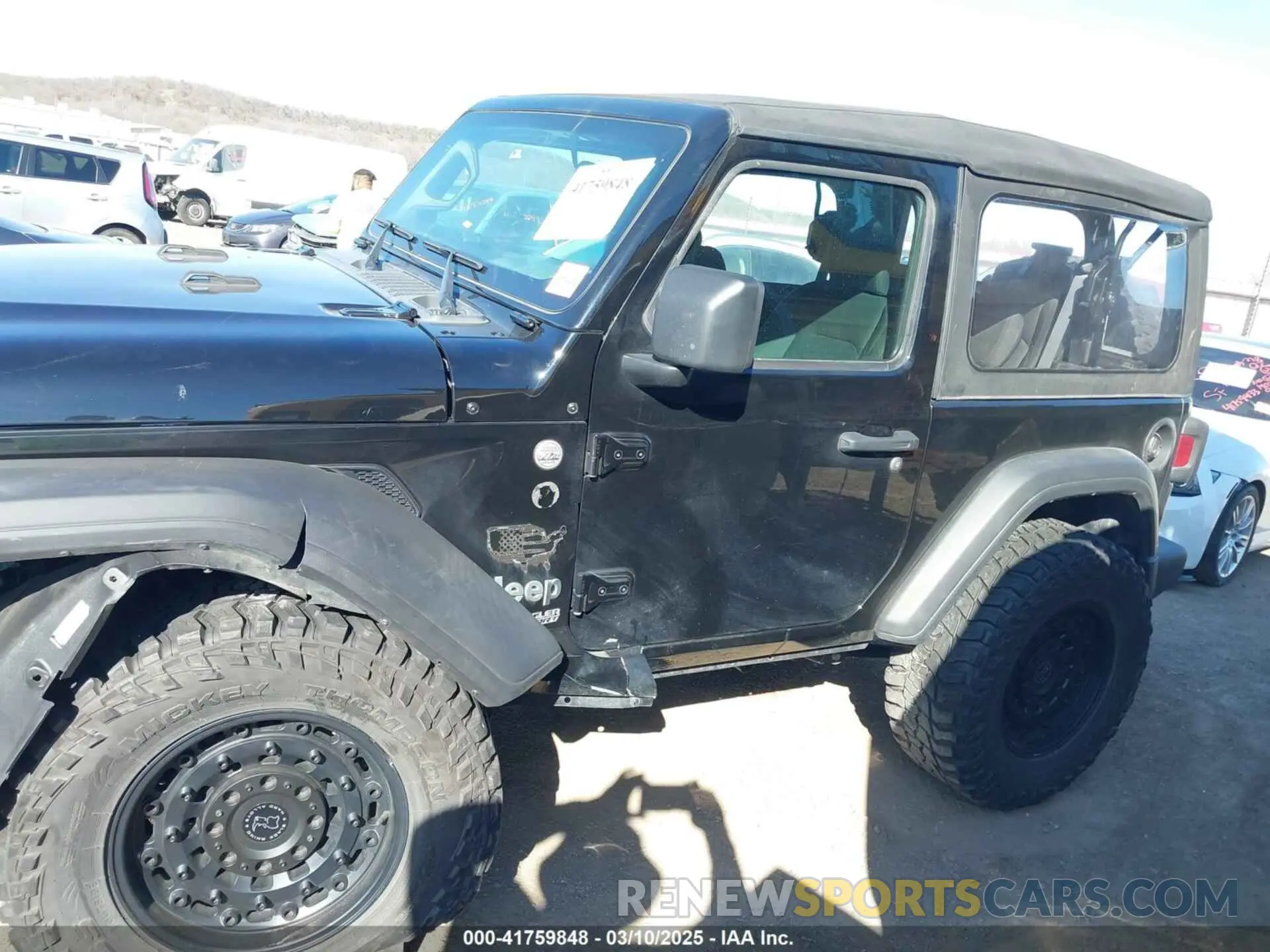 13 Photograph of a damaged car 1C4GJXAG8MW559296 JEEP WRANGLER 2021