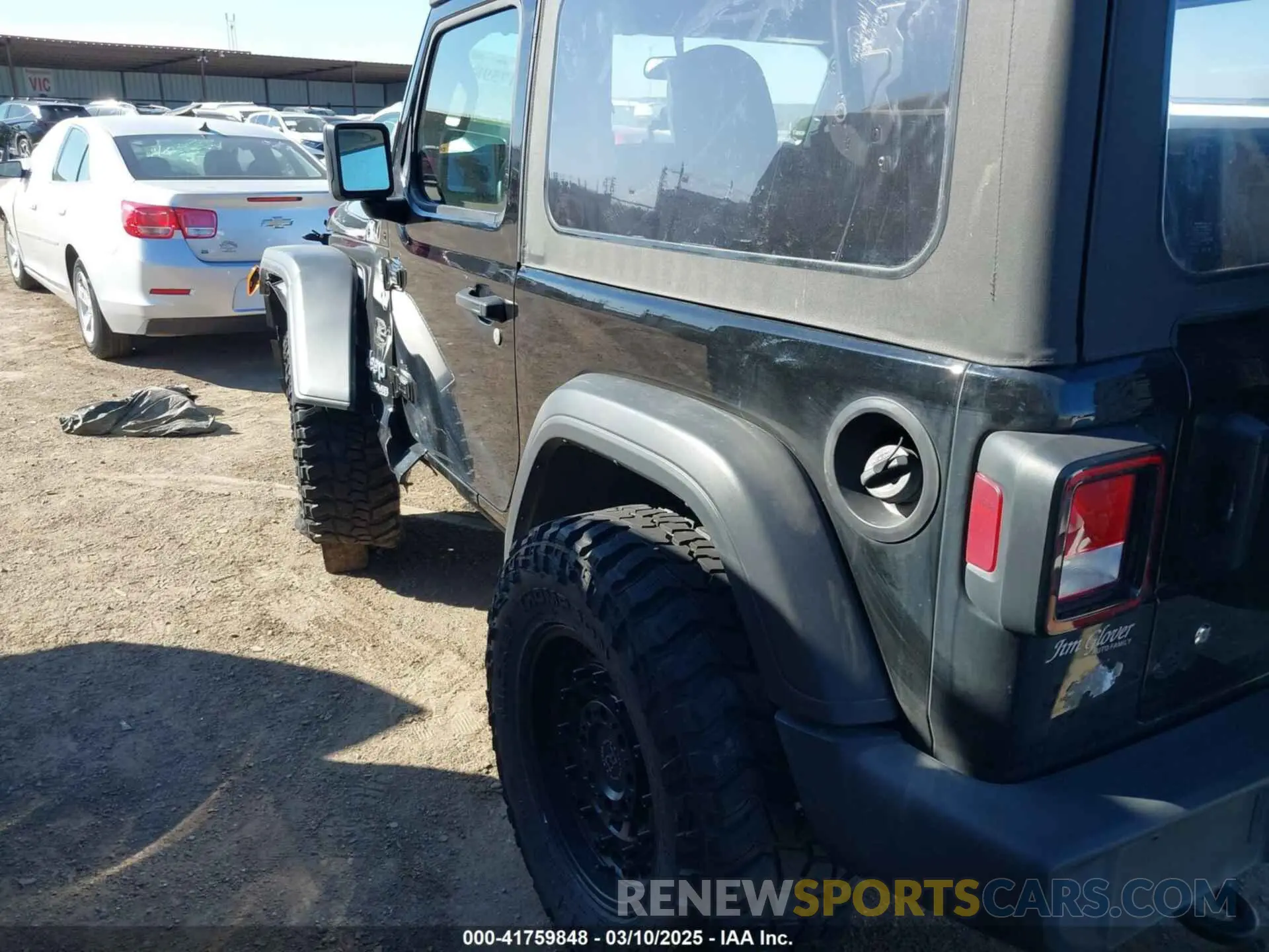 3 Photograph of a damaged car 1C4GJXAG8MW559296 JEEP WRANGLER 2021