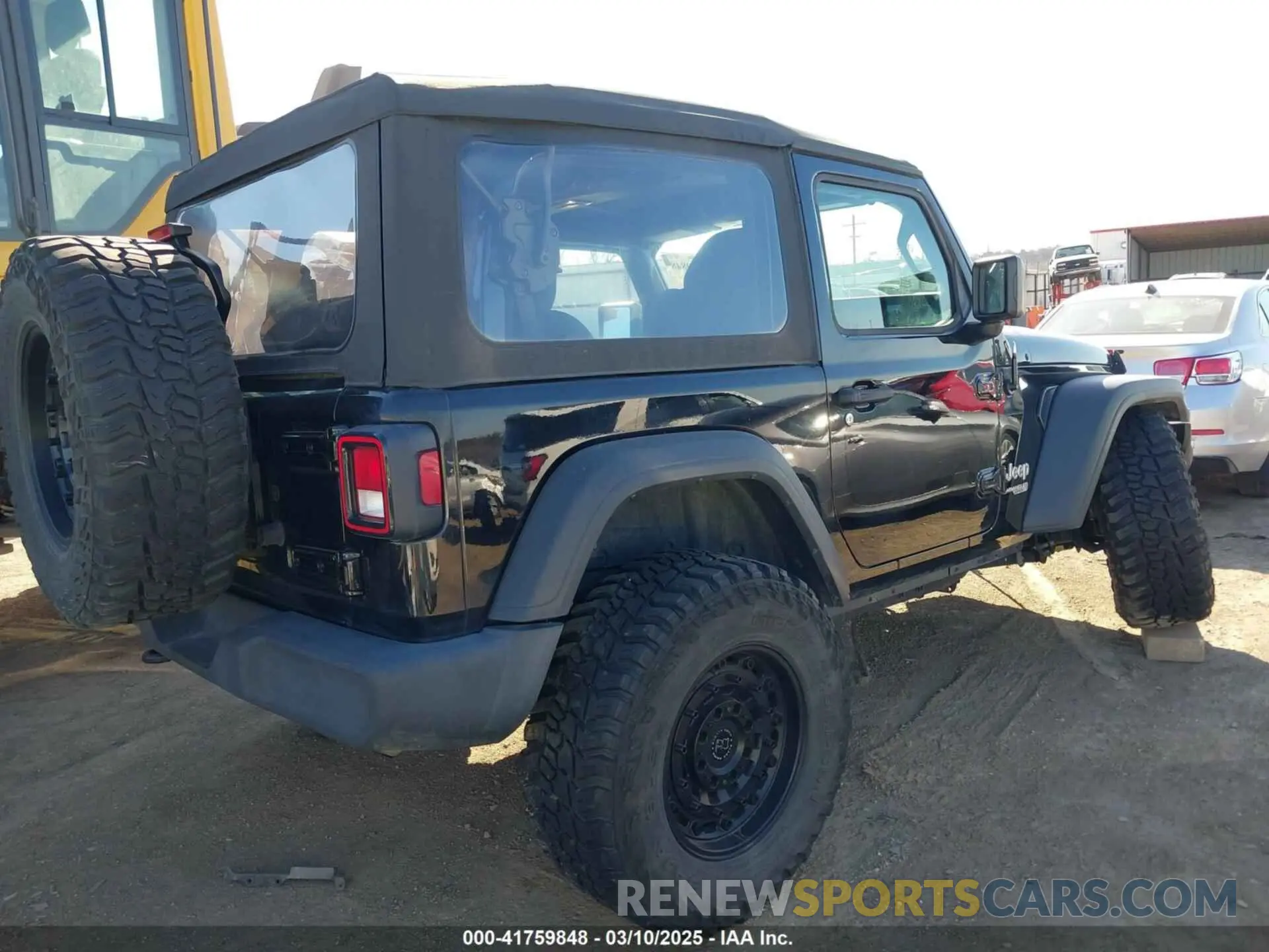 4 Photograph of a damaged car 1C4GJXAG8MW559296 JEEP WRANGLER 2021