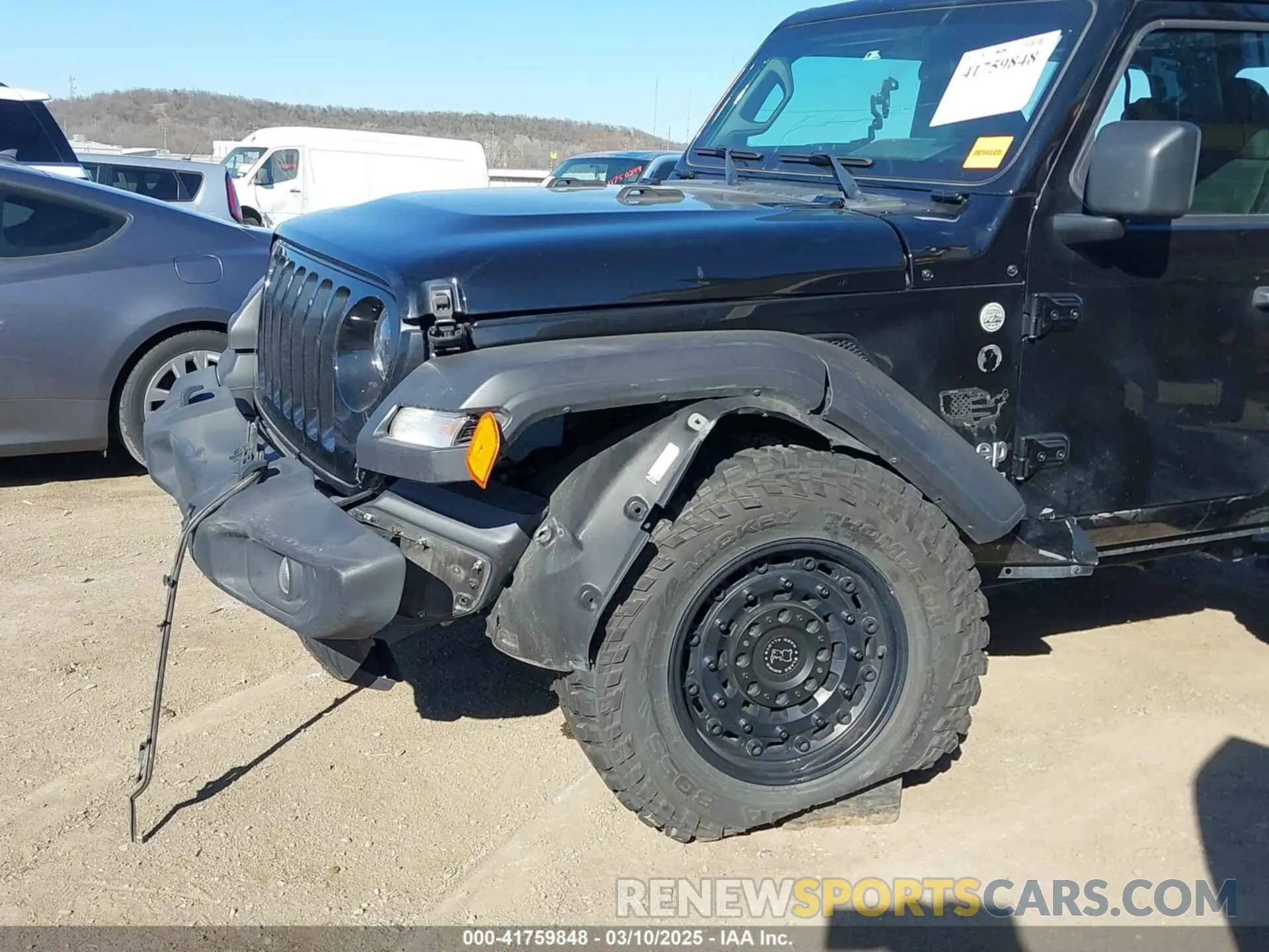 6 Photograph of a damaged car 1C4GJXAG8MW559296 JEEP WRANGLER 2021
