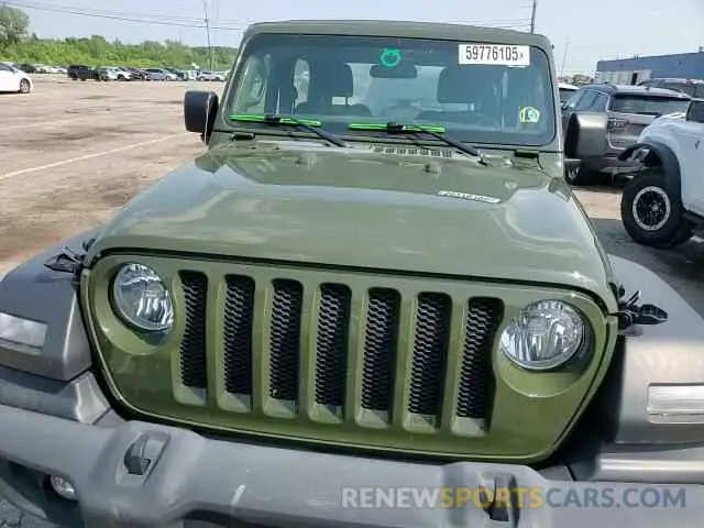14 Photograph of a damaged car 1C4GJXAG9MW557699 JEEP WRANGLER 2021