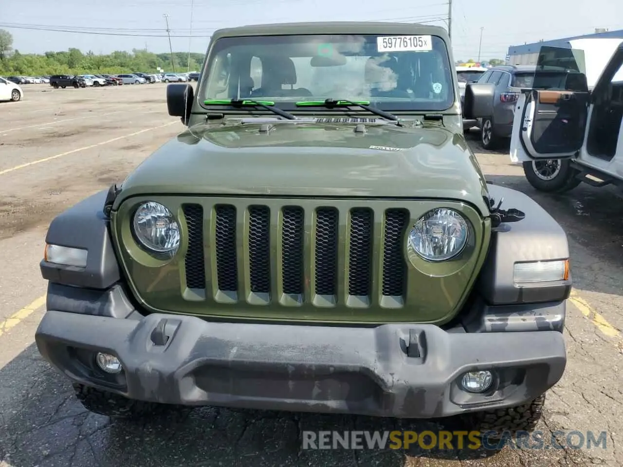 5 Photograph of a damaged car 1C4GJXAG9MW557699 JEEP WRANGLER 2021