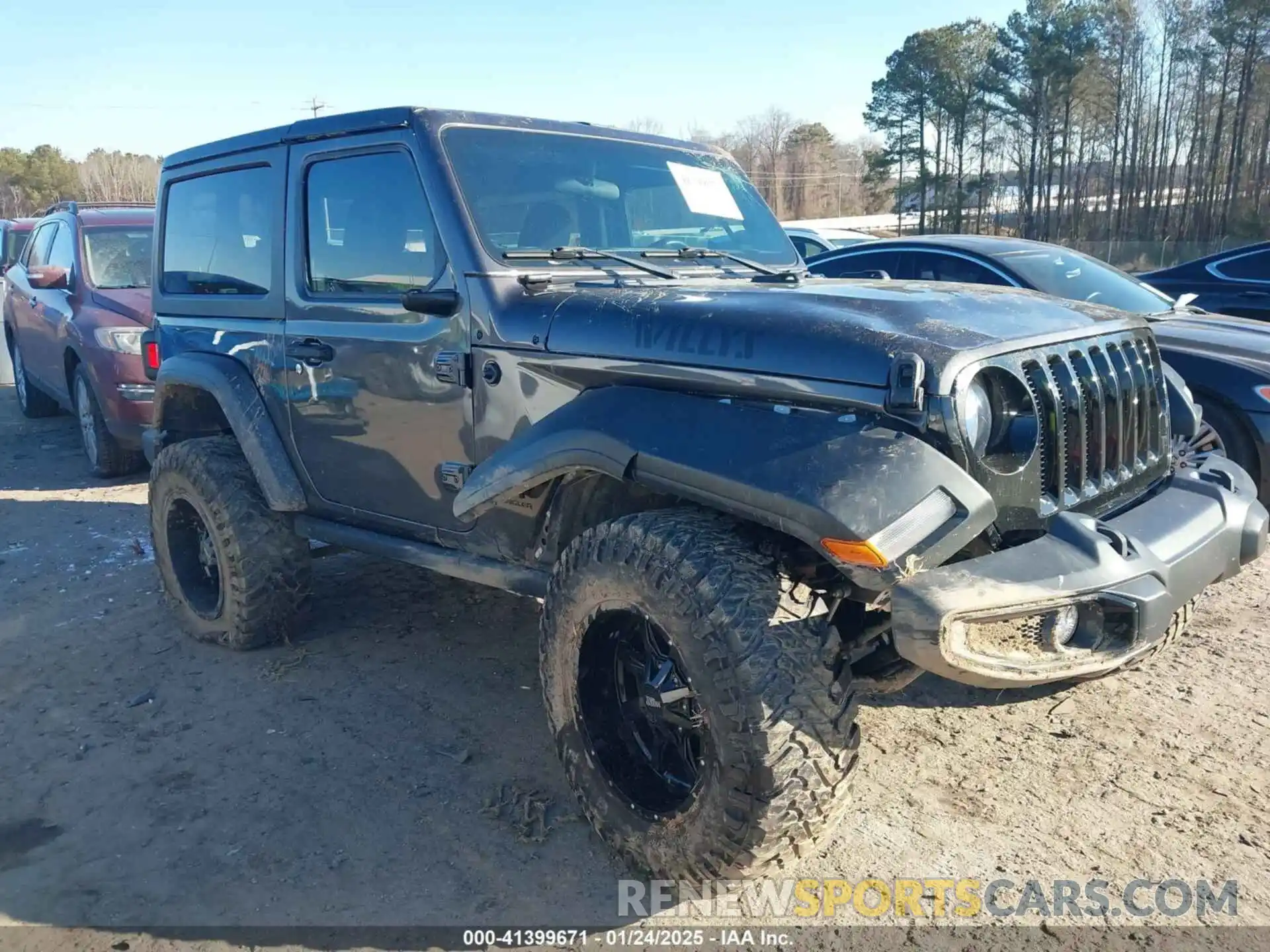 1 Photograph of a damaged car 1C4GJXAGXMW863259 JEEP WRANGLER 2021