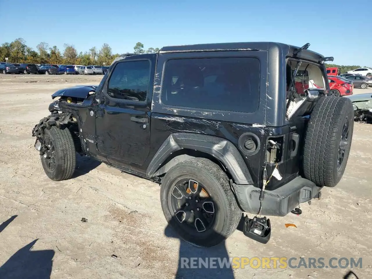 2 Photograph of a damaged car 1C4GJXAN1MW665247 JEEP WRANGLER 2021