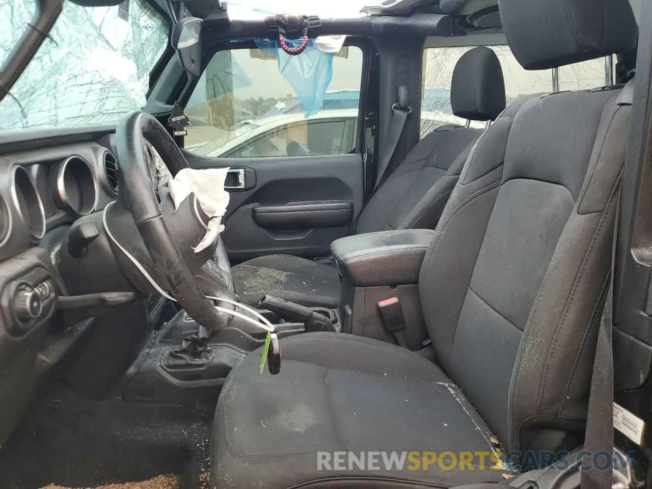 7 Photograph of a damaged car 1C4GJXAN1MW665247 JEEP WRANGLER 2021