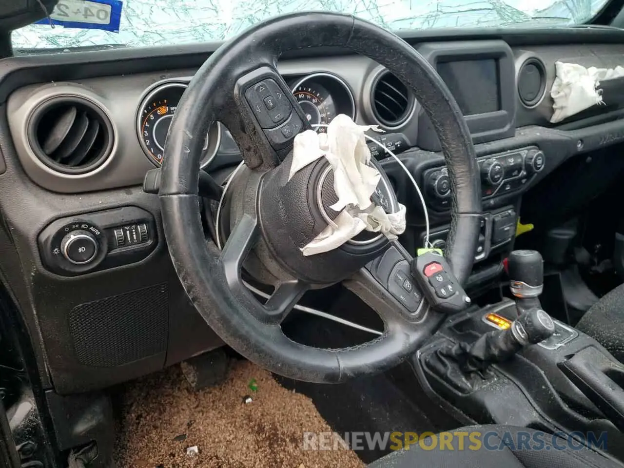 8 Photograph of a damaged car 1C4GJXAN1MW665247 JEEP WRANGLER 2021