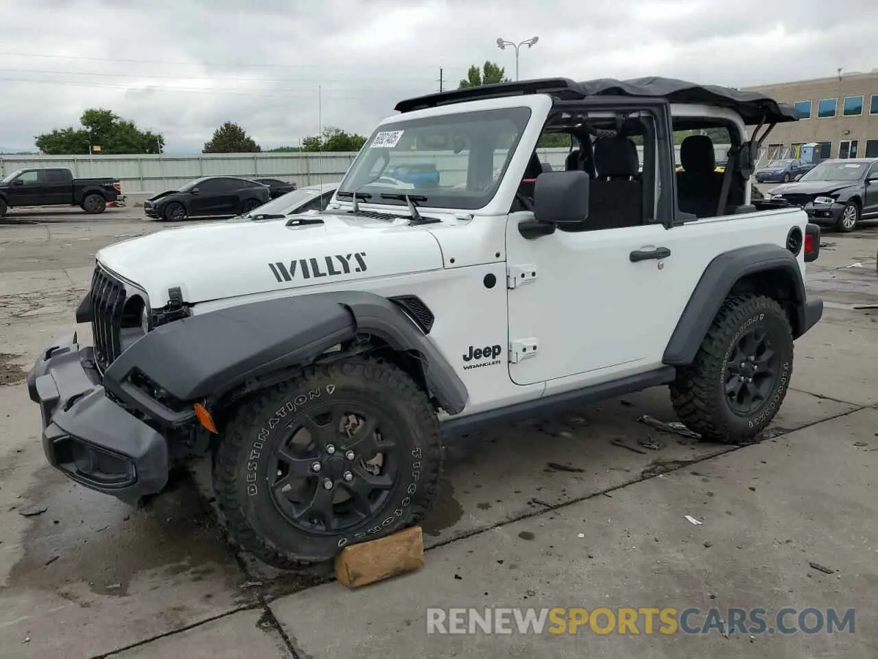1 Photograph of a damaged car 1C4GJXAN4MW658941 JEEP WRANGLER 2021