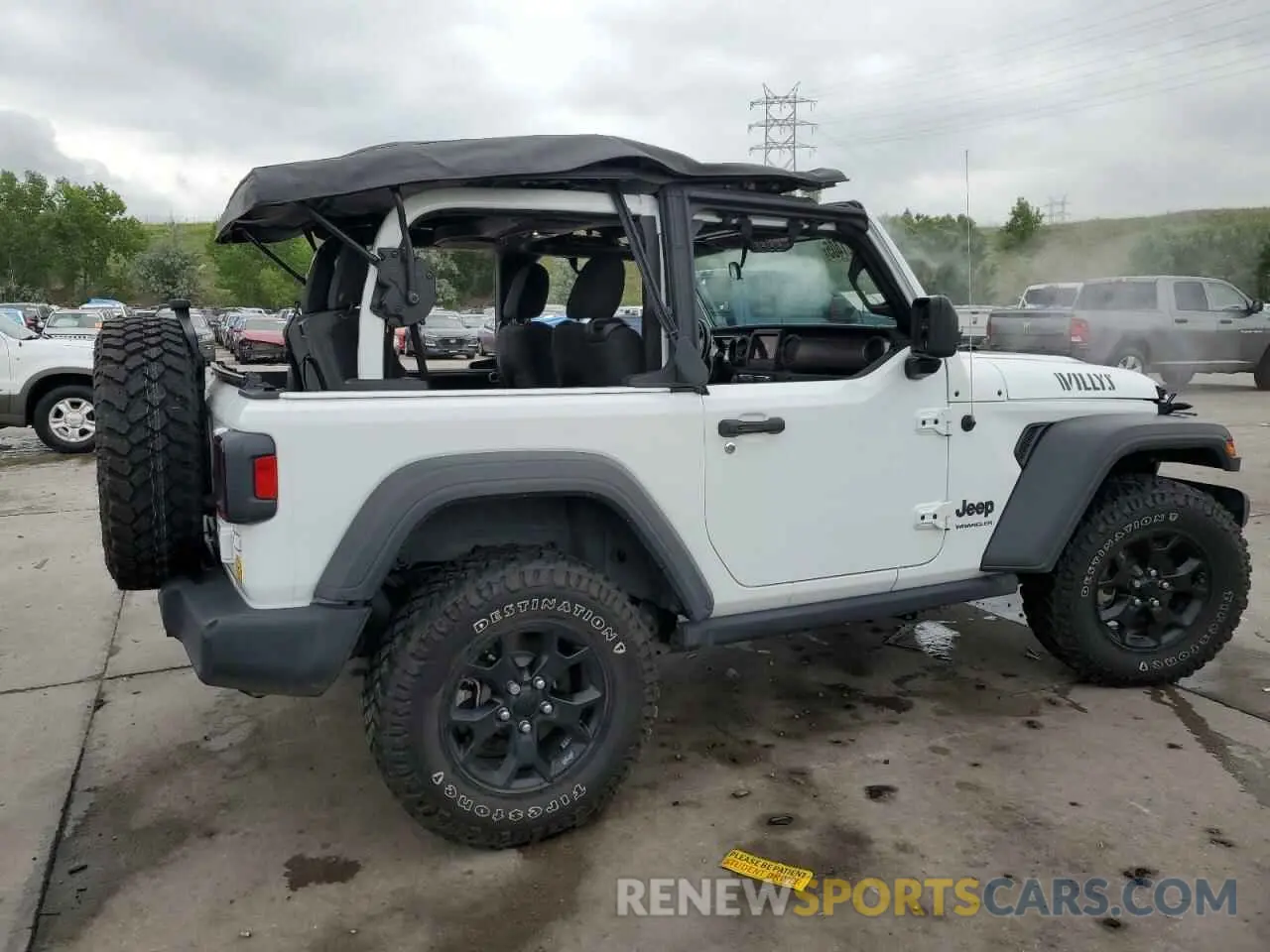 3 Photograph of a damaged car 1C4GJXAN4MW658941 JEEP WRANGLER 2021