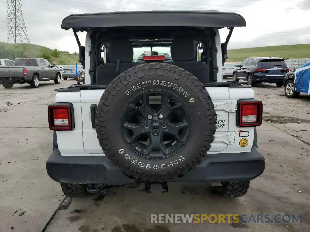 6 Photograph of a damaged car 1C4GJXAN4MW658941 JEEP WRANGLER 2021