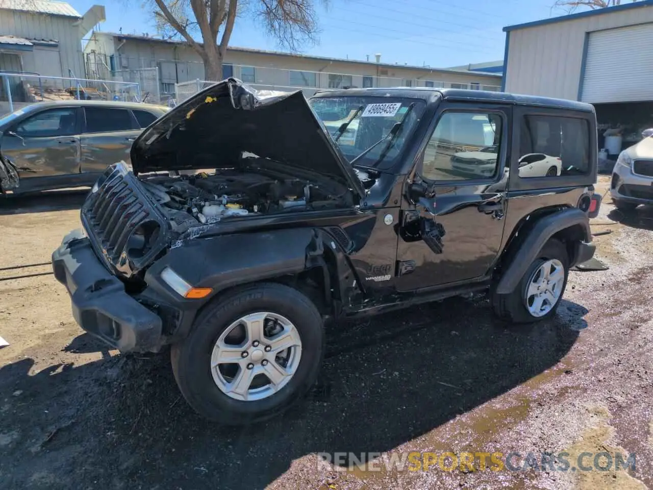 1 Photograph of a damaged car 1C4GJXAN4MW734044 JEEP WRANGLER 2021