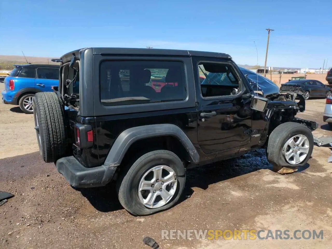 3 Photograph of a damaged car 1C4GJXAN4MW734044 JEEP WRANGLER 2021