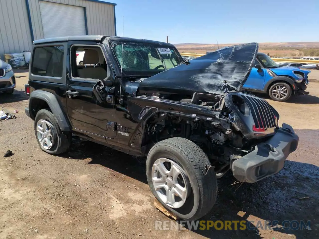 4 Photograph of a damaged car 1C4GJXAN4MW734044 JEEP WRANGLER 2021