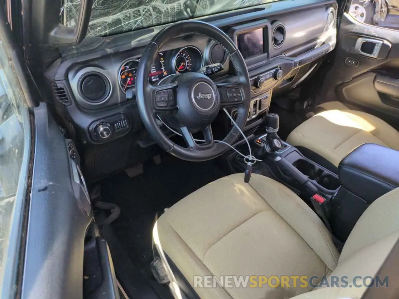 8 Photograph of a damaged car 1C4GJXAN4MW734044 JEEP WRANGLER 2021