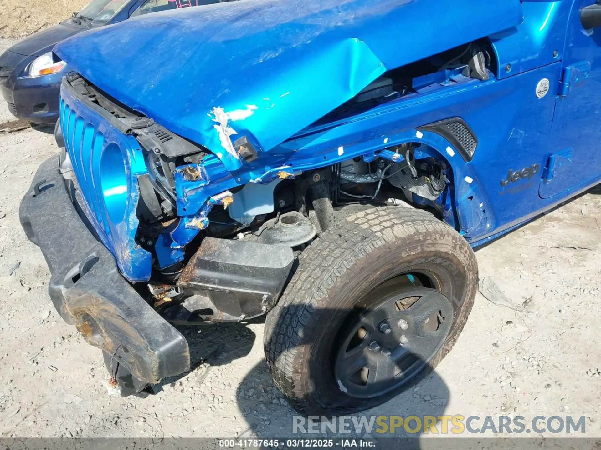 6 Photograph of a damaged car 1C4GJXAN4MW758747 JEEP WRANGLER 2021