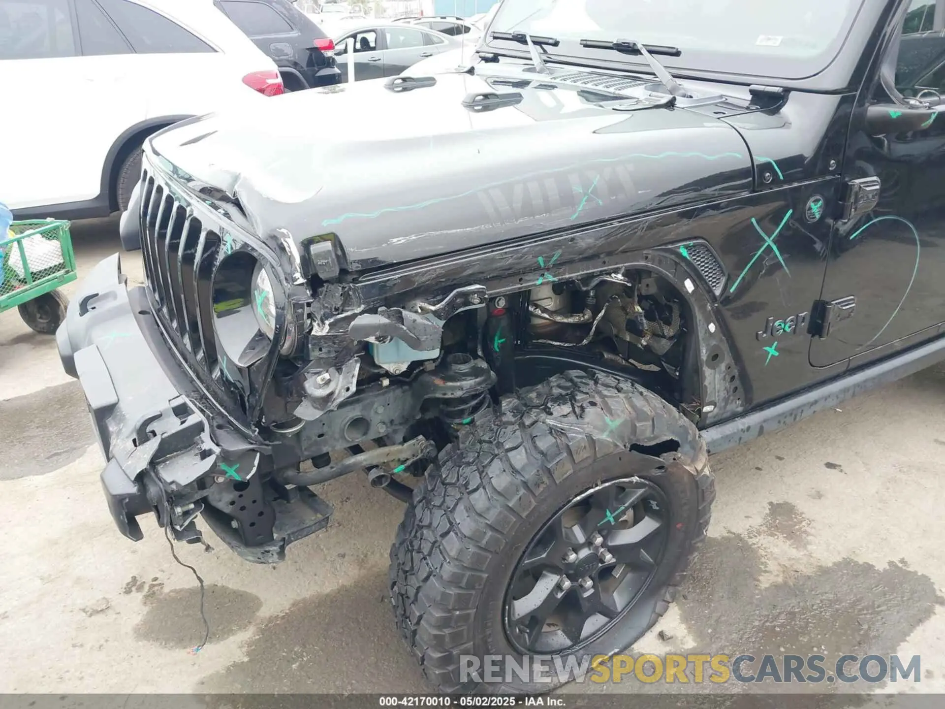 6 Photograph of a damaged car 1C4GJXAN5MW627228 JEEP WRANGLER 2021