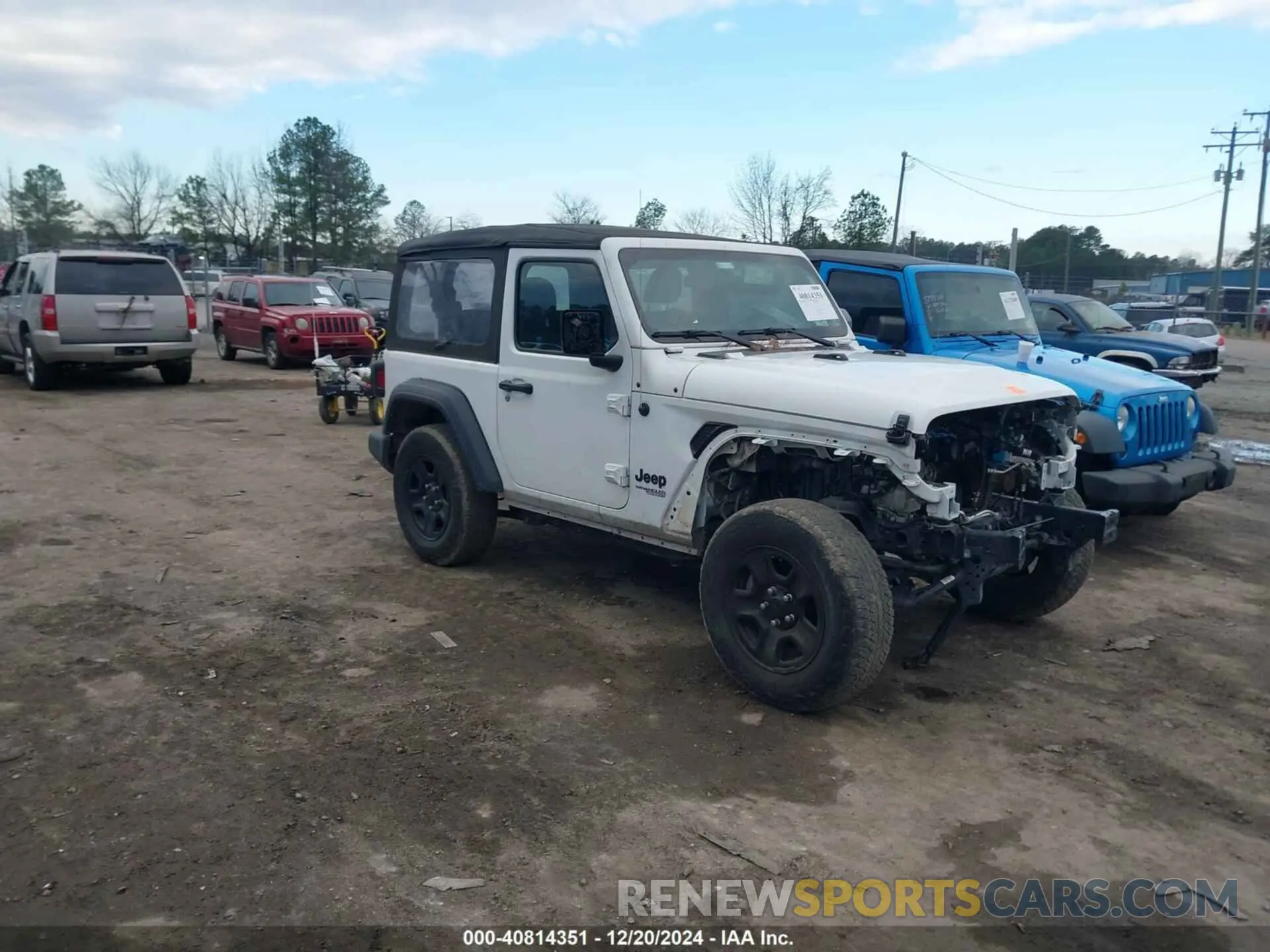 1 Photograph of a damaged car 1C4GJXAN6MW677281 JEEP WRANGLER 2021