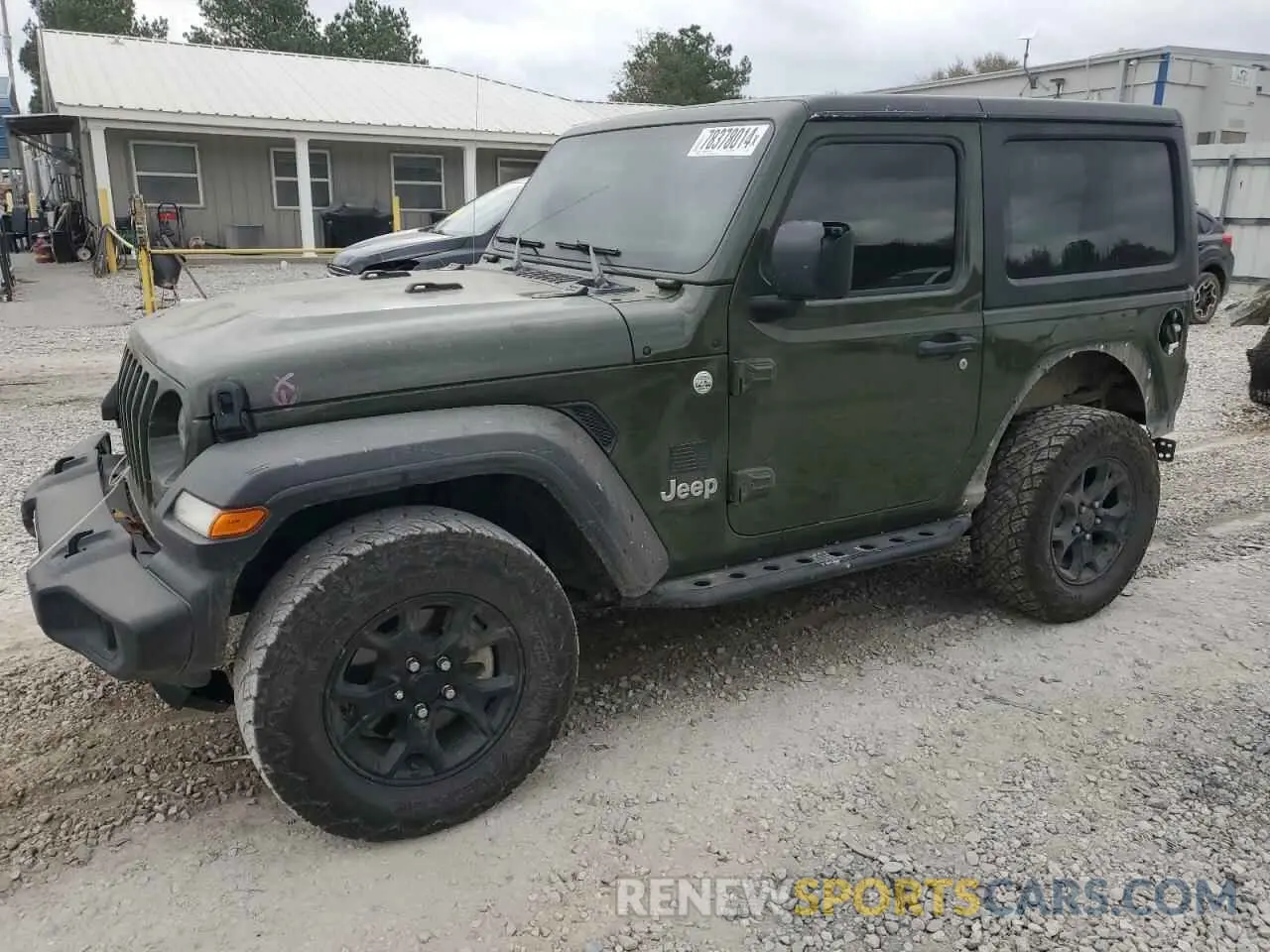 1 Photograph of a damaged car 1C4GJXAN7MW535201 JEEP WRANGLER 2021