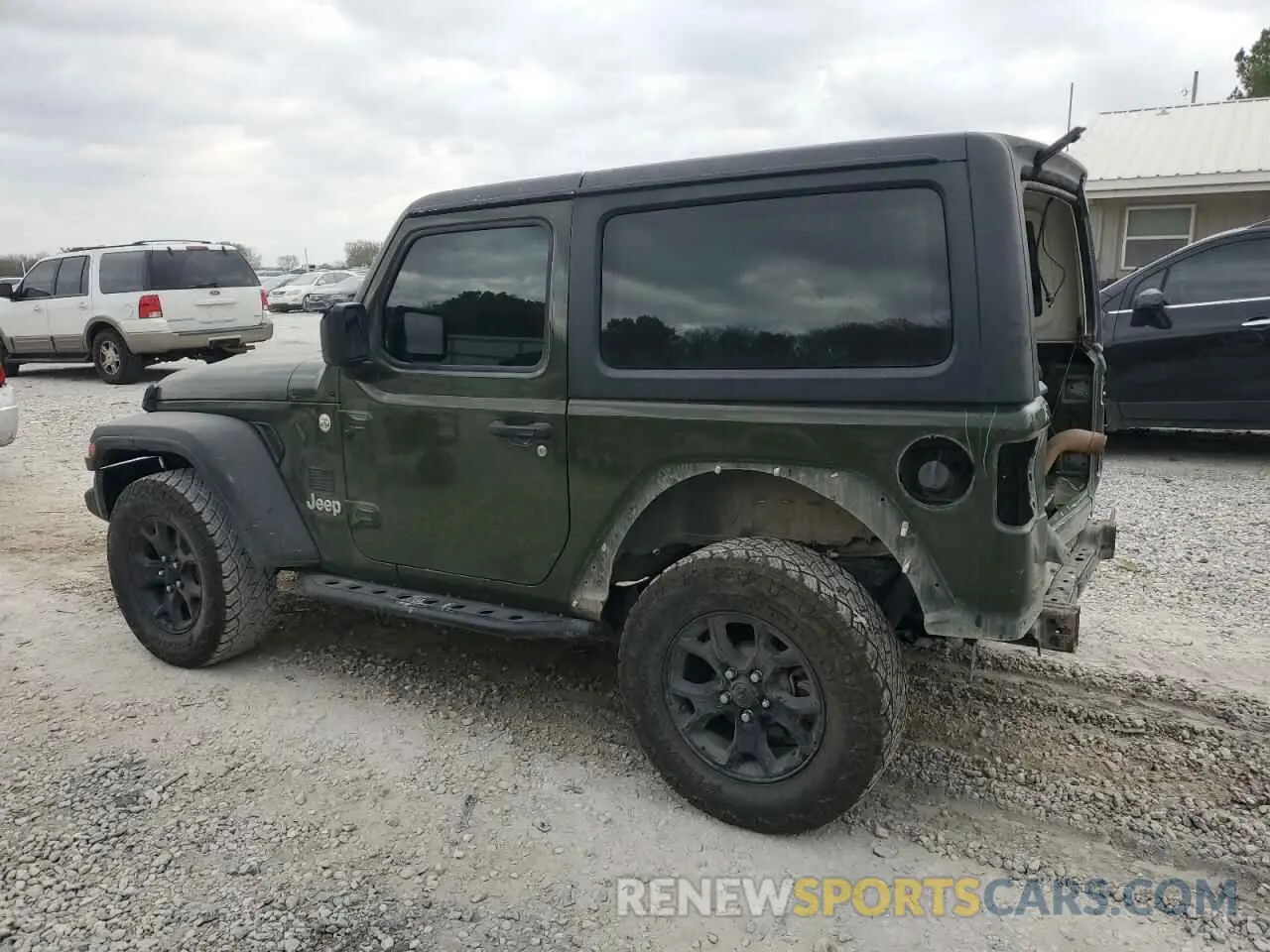 2 Photograph of a damaged car 1C4GJXAN7MW535201 JEEP WRANGLER 2021