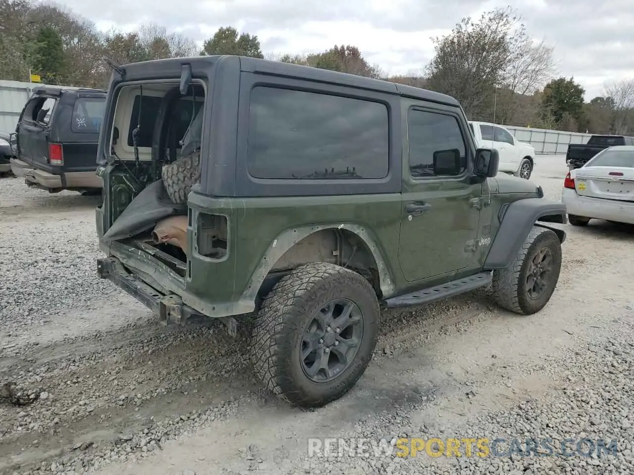3 Photograph of a damaged car 1C4GJXAN7MW535201 JEEP WRANGLER 2021