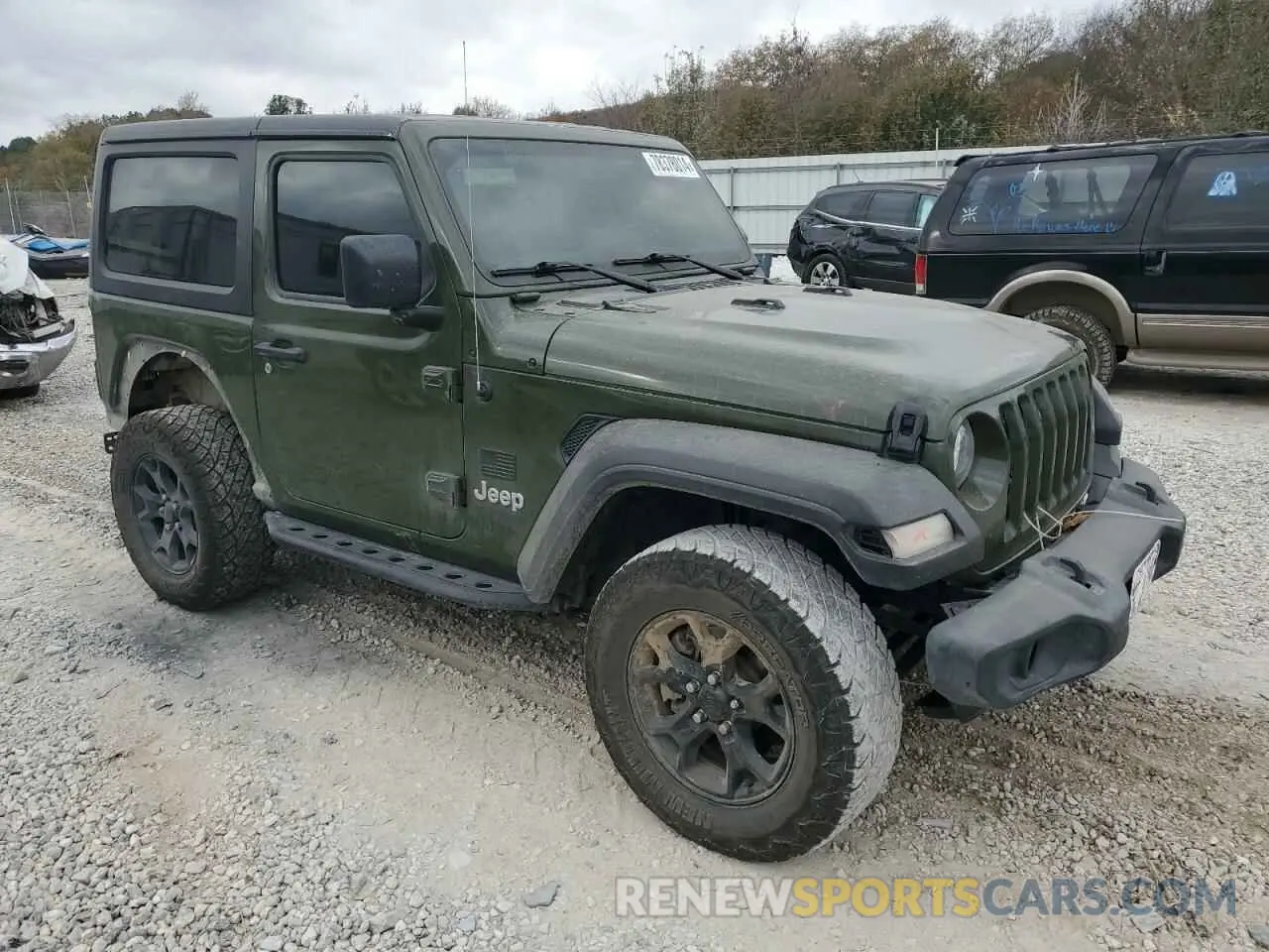 4 Photograph of a damaged car 1C4GJXAN7MW535201 JEEP WRANGLER 2021