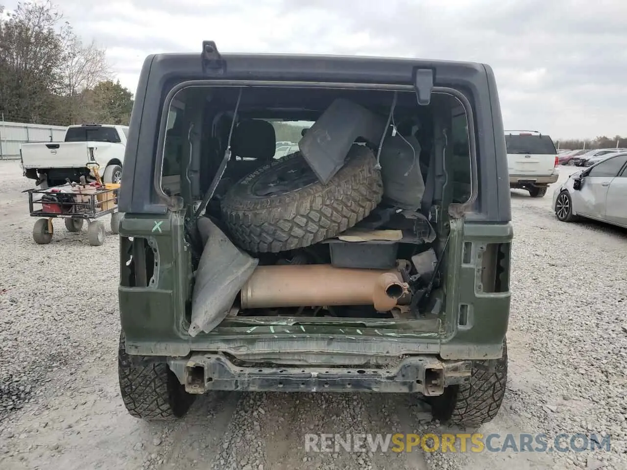 6 Photograph of a damaged car 1C4GJXAN7MW535201 JEEP WRANGLER 2021